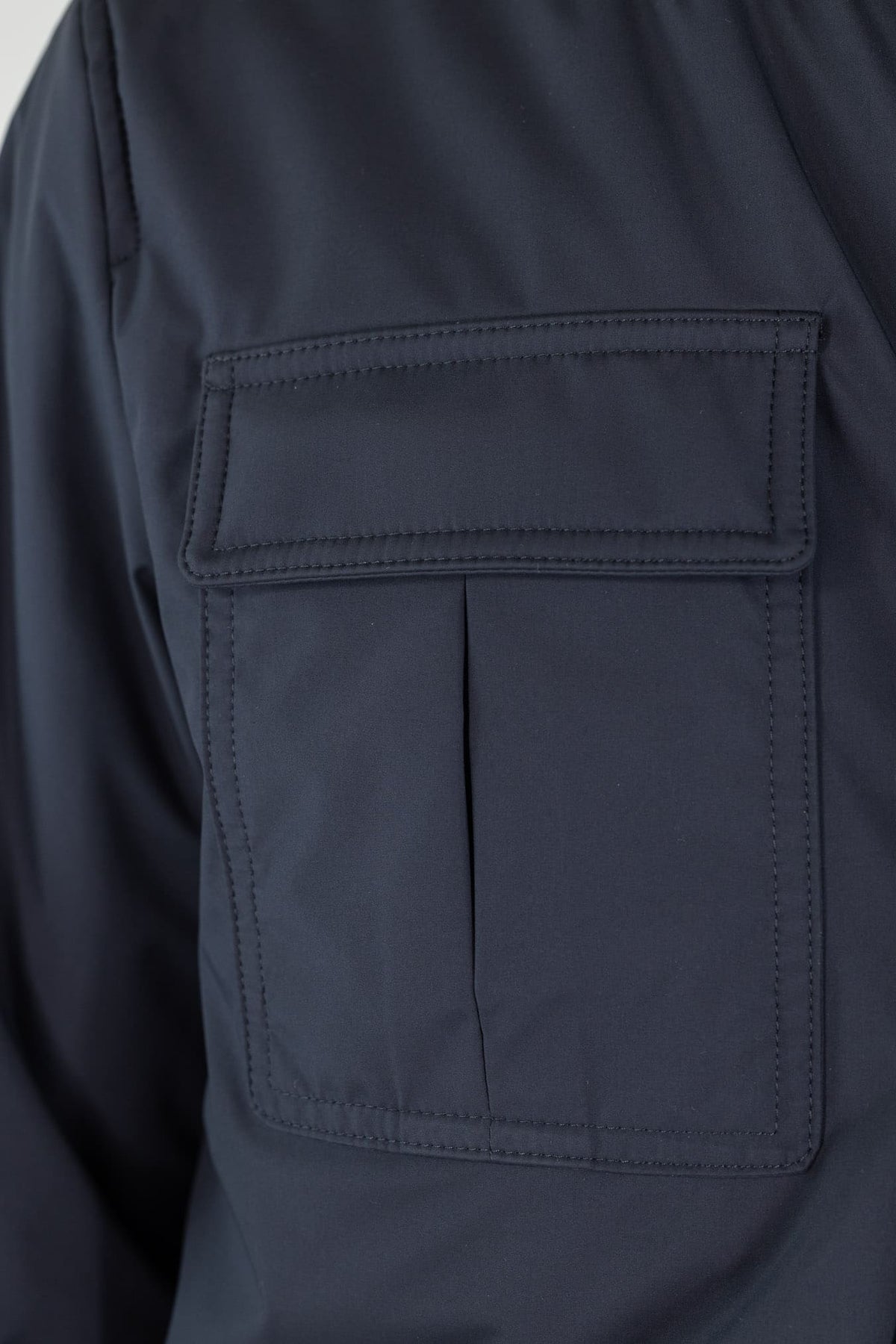 VALSTAR Field Jacket "Brera" Microfibra Blu Navy