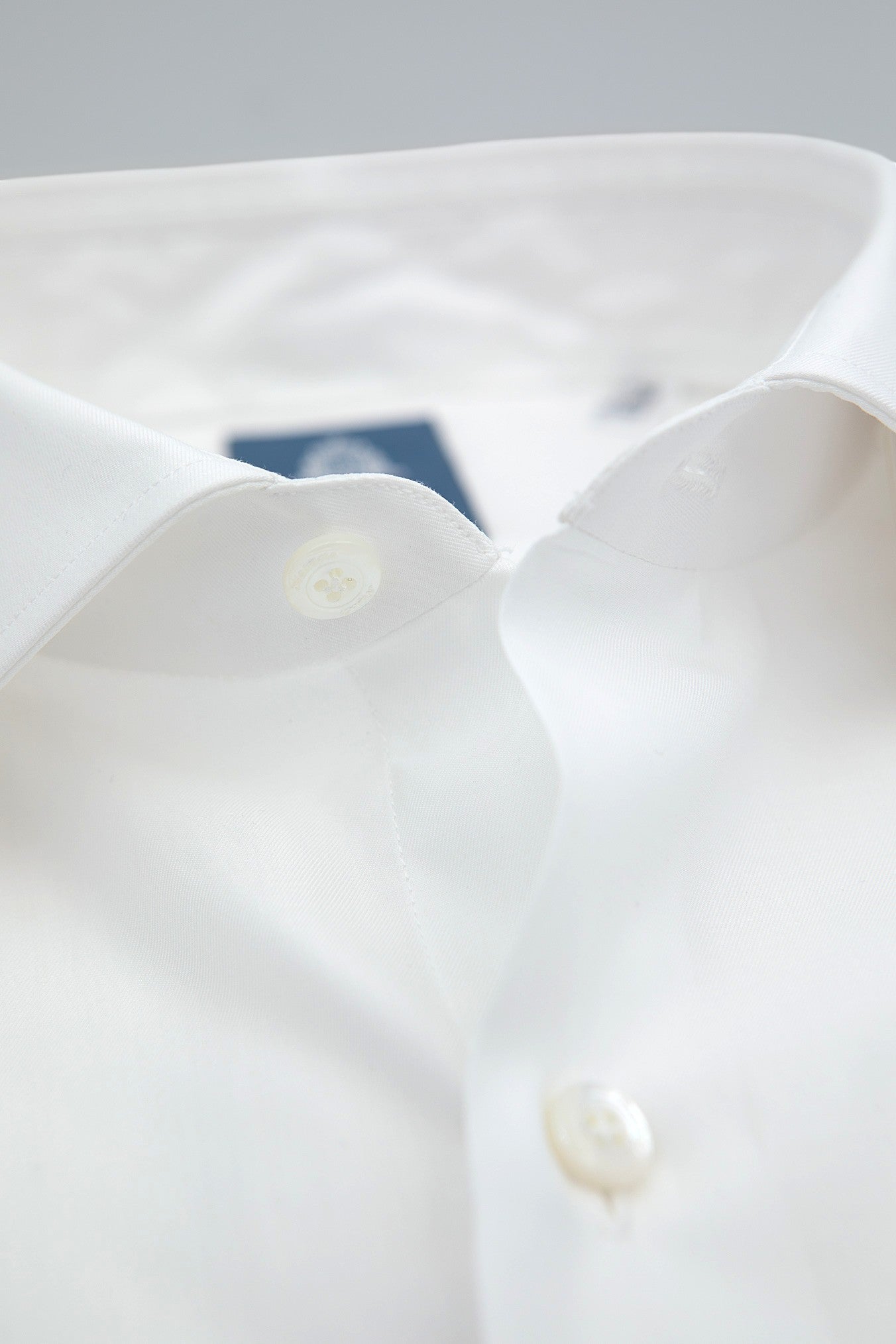 FINAMORE Camicia "Napoli" Cotone Bianco Carlo Riva