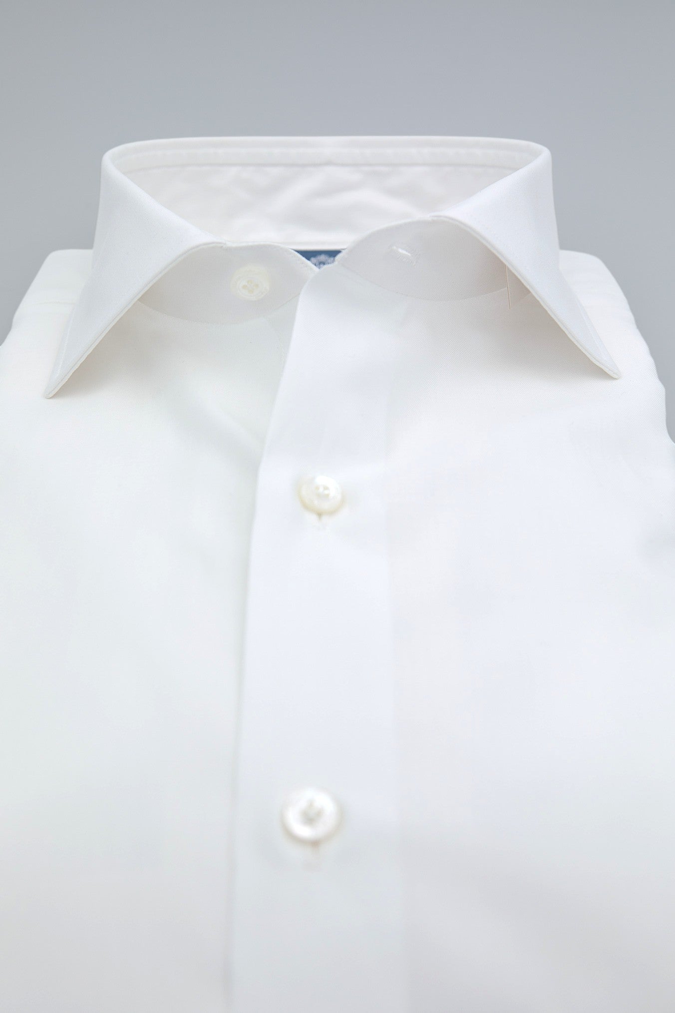 FINAMORE Camicia "Napoli" Cotone Bianco Carlo Riva