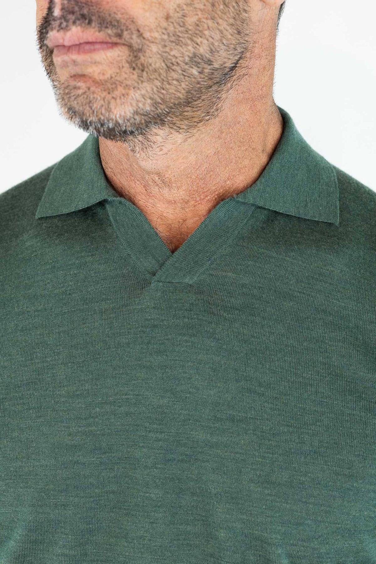 OTTAVIANI Polo "Wish" Skipper Merinos Verde