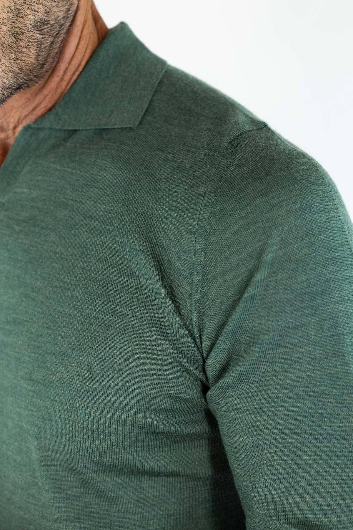 OTTAVIANI Polo "Wish" Skipper Merinos Verde