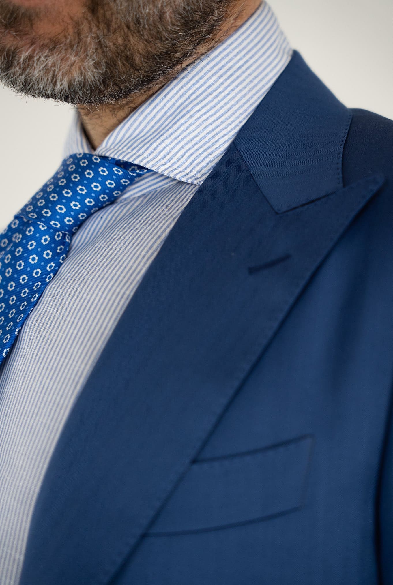 CANALI Blue Lance Breasted Solaro Dress