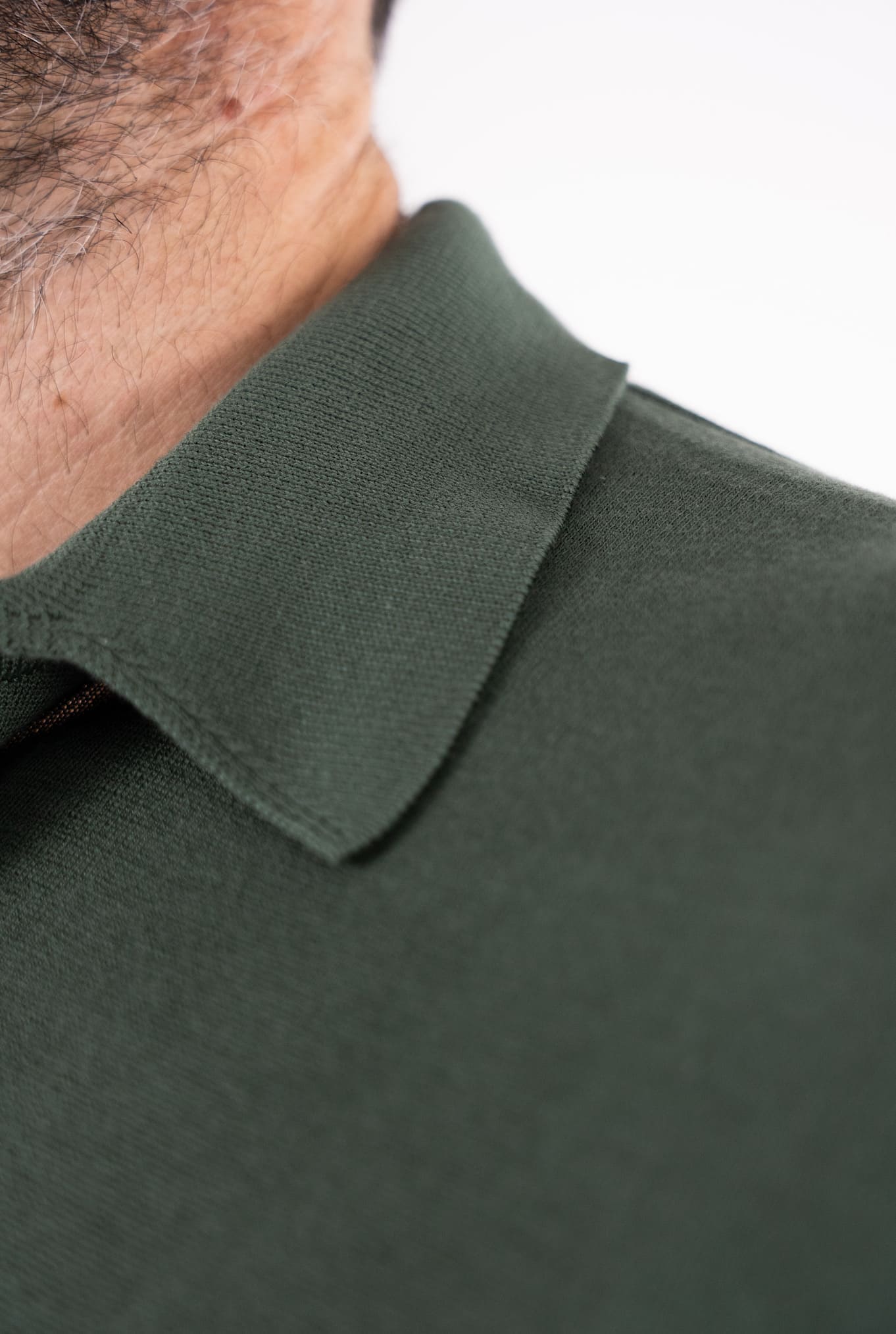 Polo "Adrian" Cotone Sea Island Verde JOHN SMEDLEY