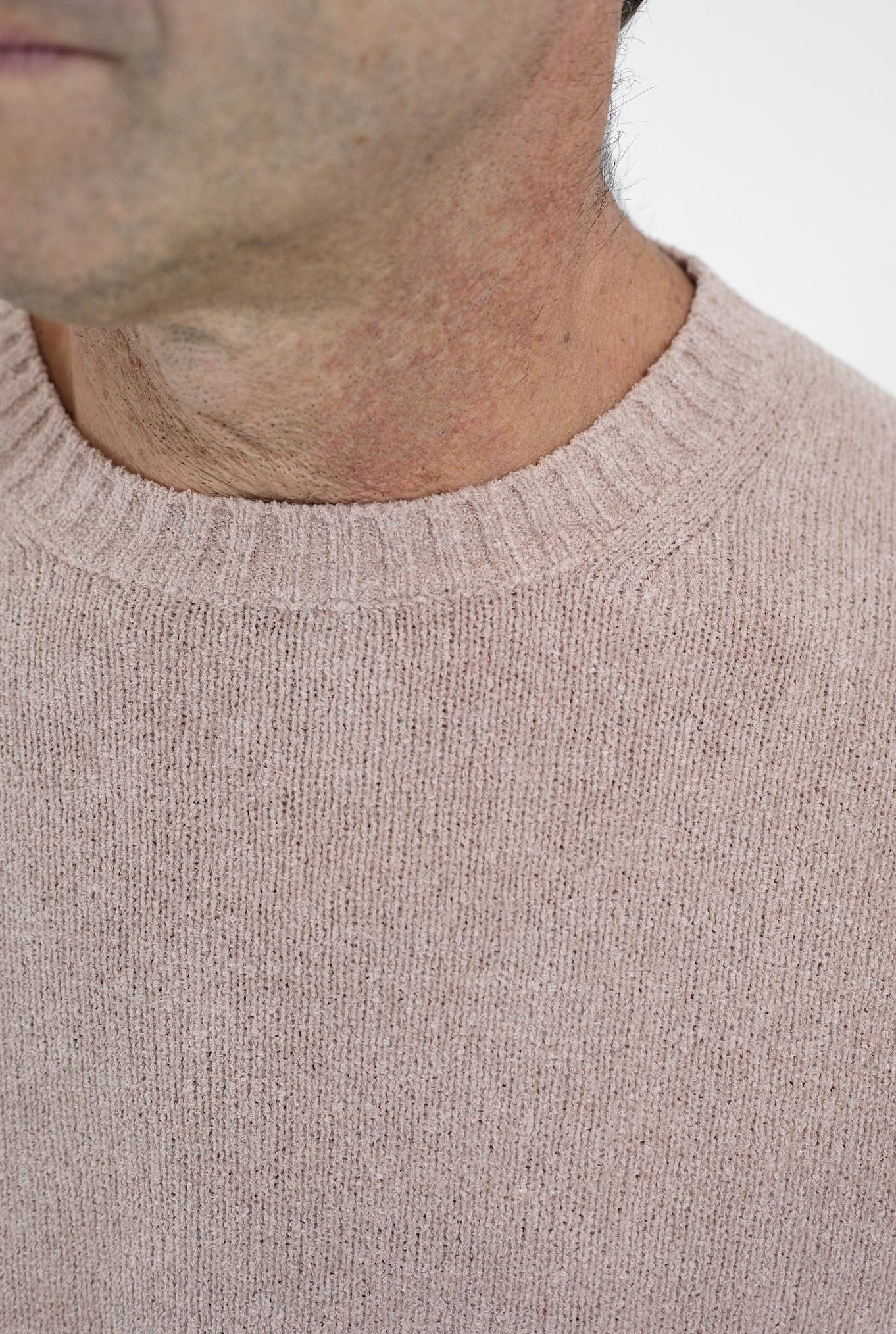 SETTEFILI CASHMERE Crewneck ML in Beige Chenille