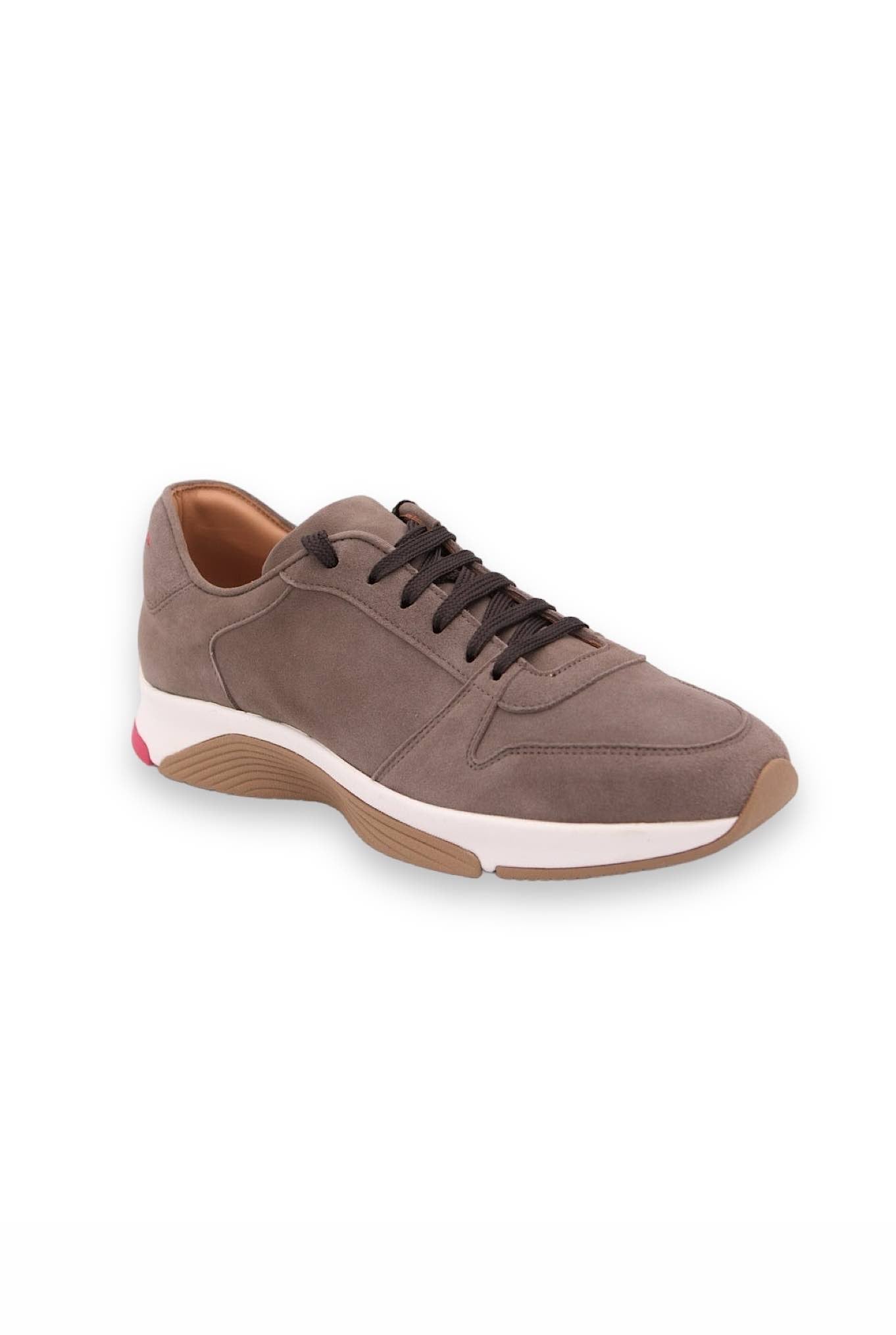 KITON Coffee Nubuck Sneakers