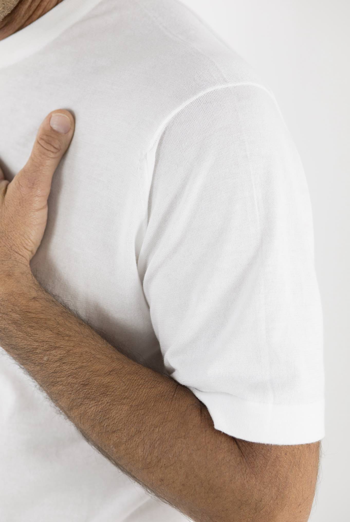 T-Shirt mod. Lorca Sea Island Cotton Bianco JOHN SMEDLEY