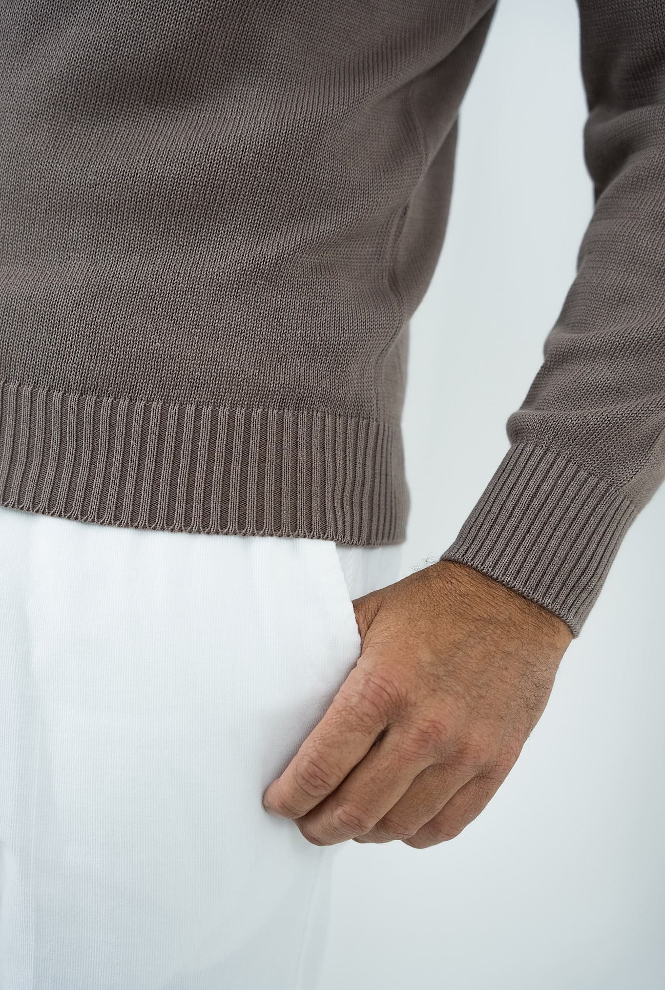 Girocollo 2 Fili Cotone Beige - Guarino Store
