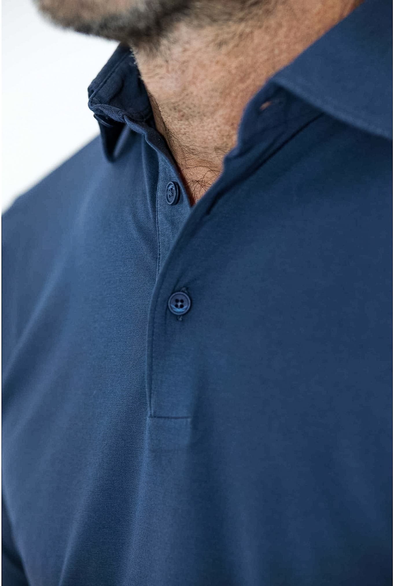 Polo Cotone Pima Maniche Corte Blu Navy KIRED