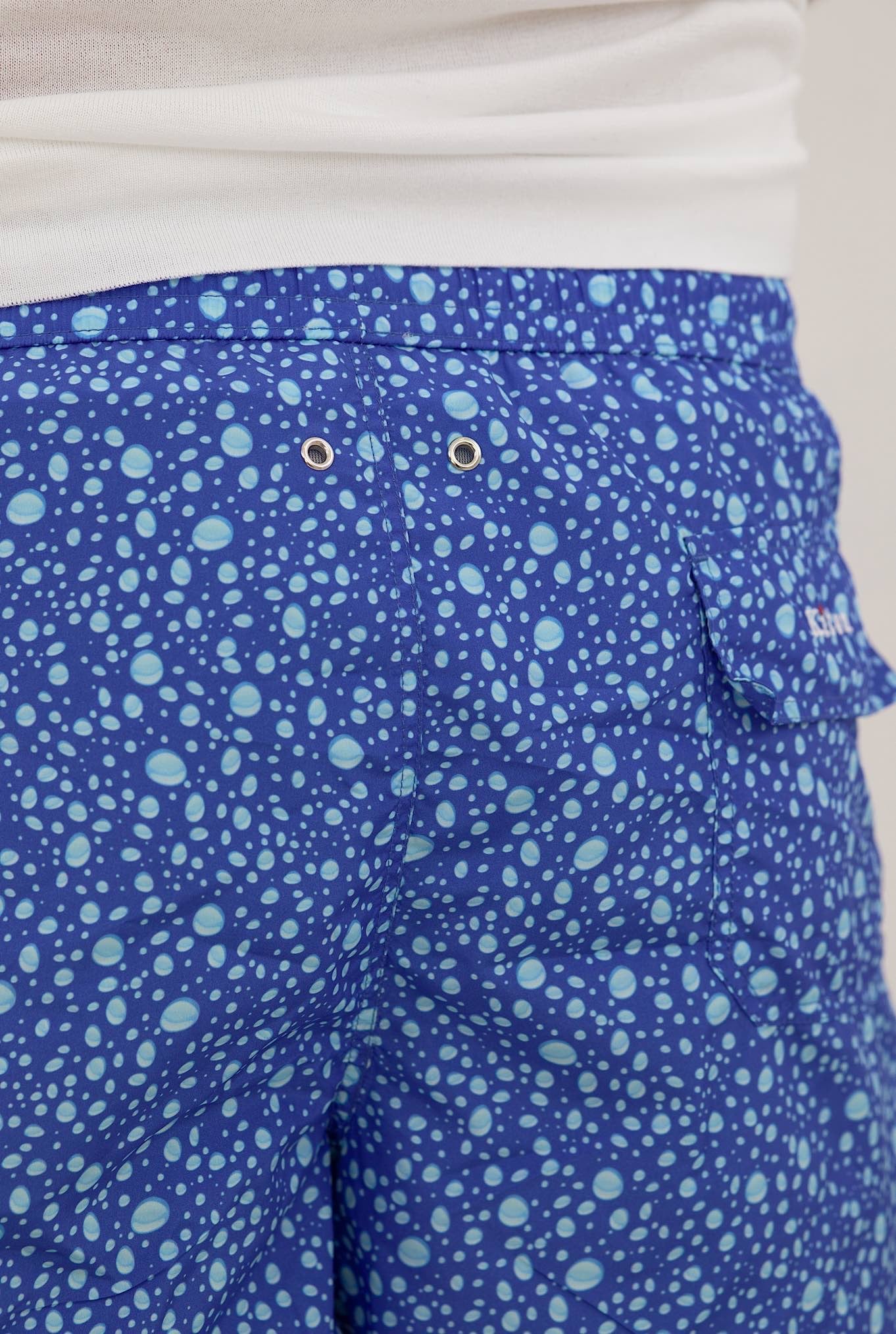 KITON Blue Bubble Pattern Costume