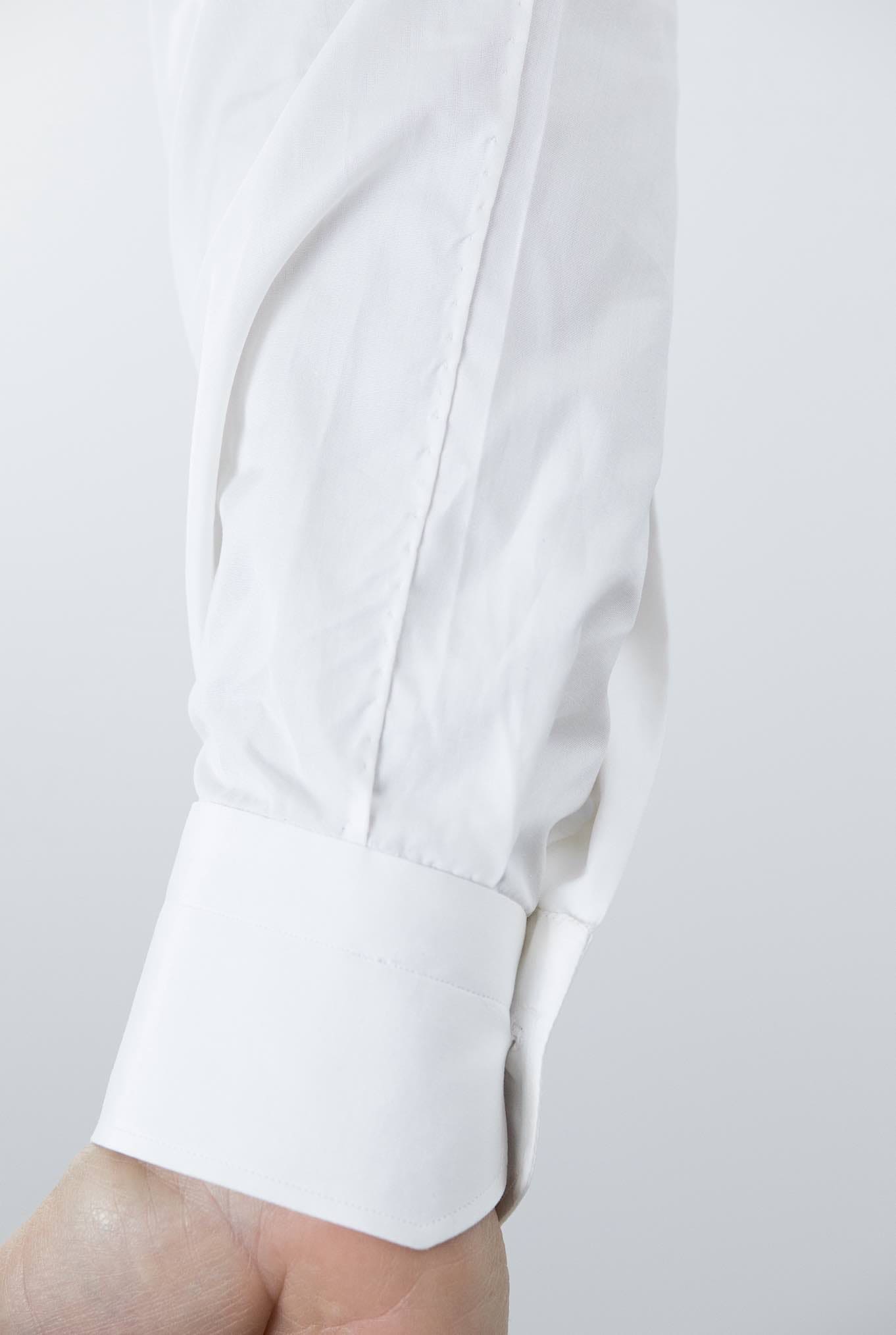 Camicia Popeline Cotone Bianco