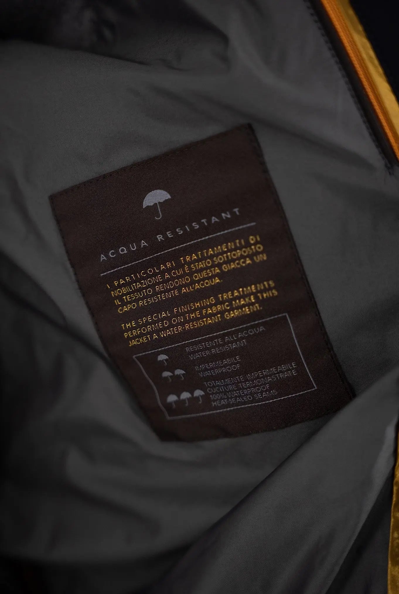 Bomber "Alberti" Stretch Water Resistant Blu Scuro - Guarino Store