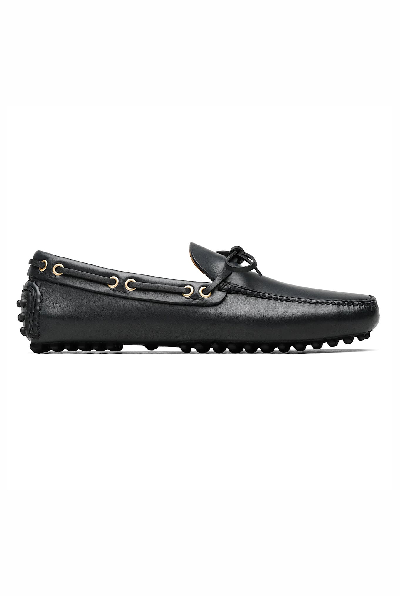 Mocassino in Pelle Nera CAR SHOE