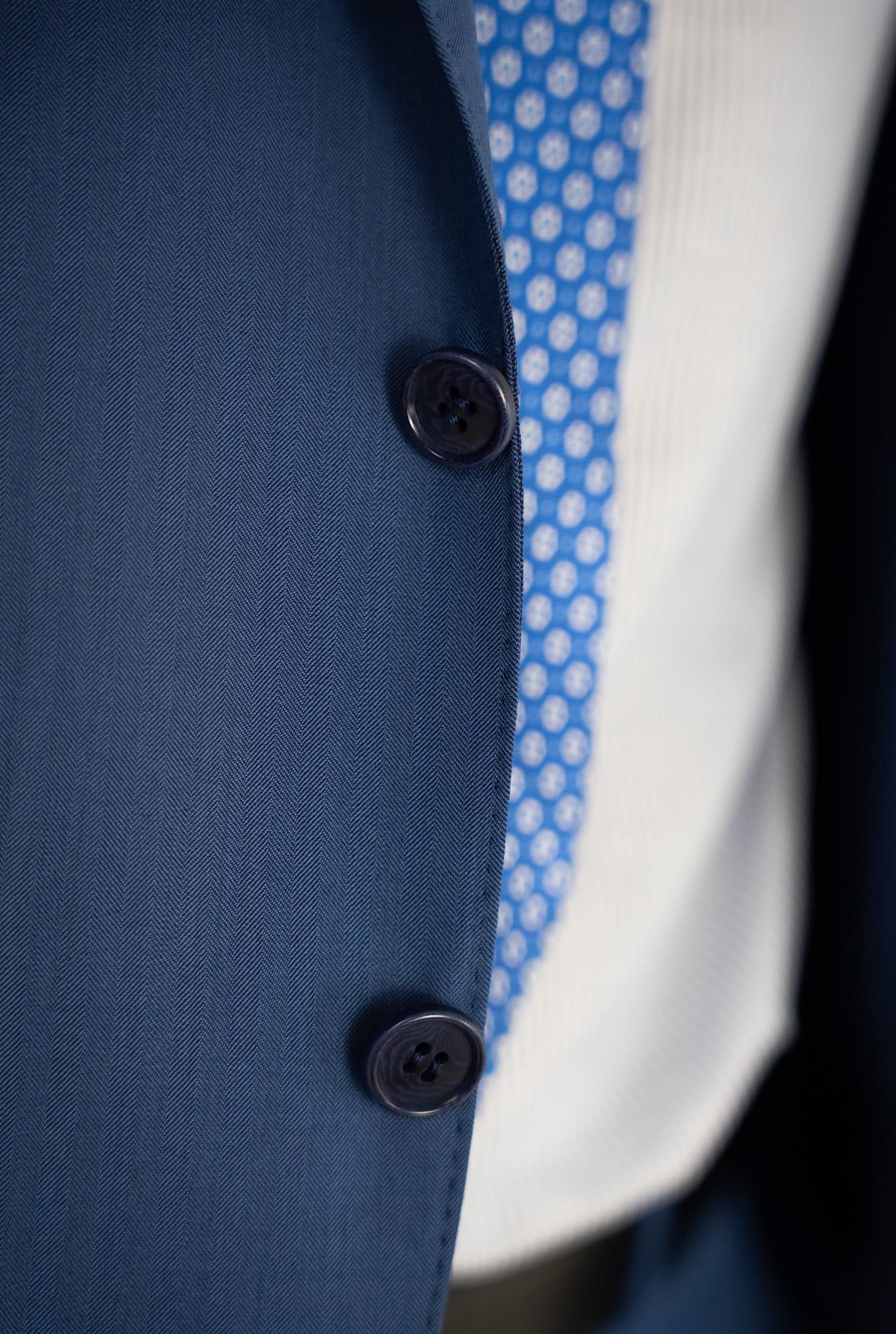 CANALI Blue Lance Breasted Solaro Dress