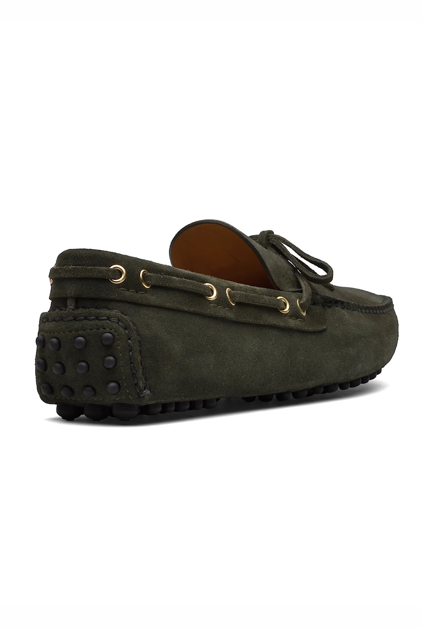 Mocassino Suede Verde Mimetico CAR SHOE