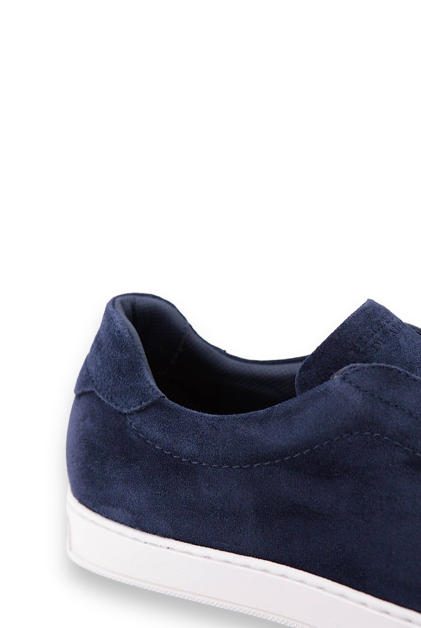 PELLETTIERI DI PARMA Sneakers Suede Slip On Blu Scuro