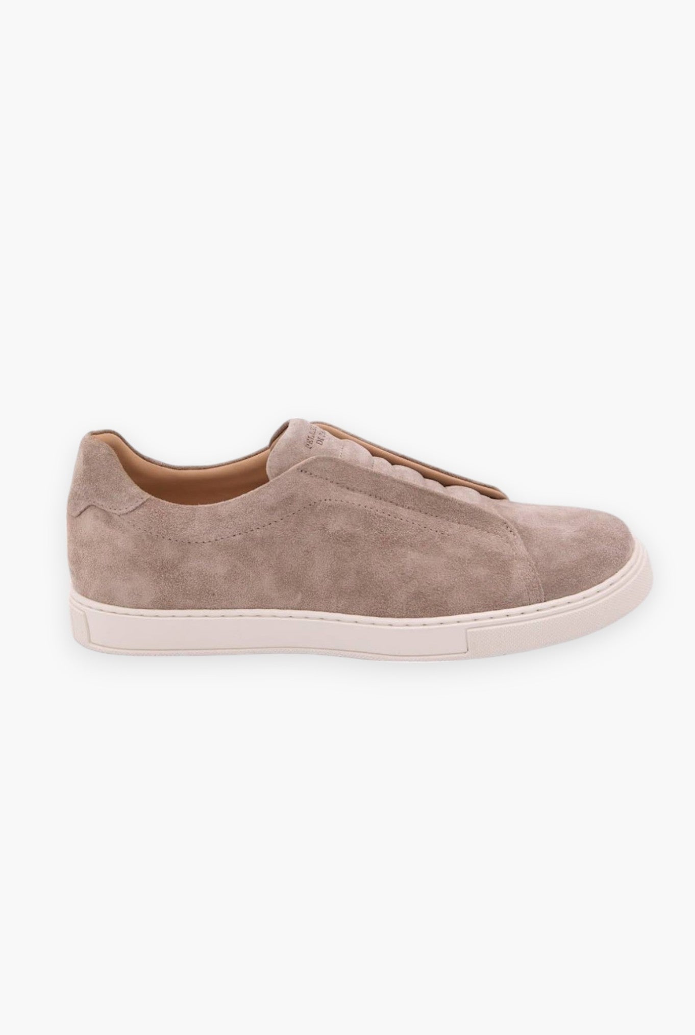 PELLETTIERI DI PARMA Sneakers Suede Slip On Beige