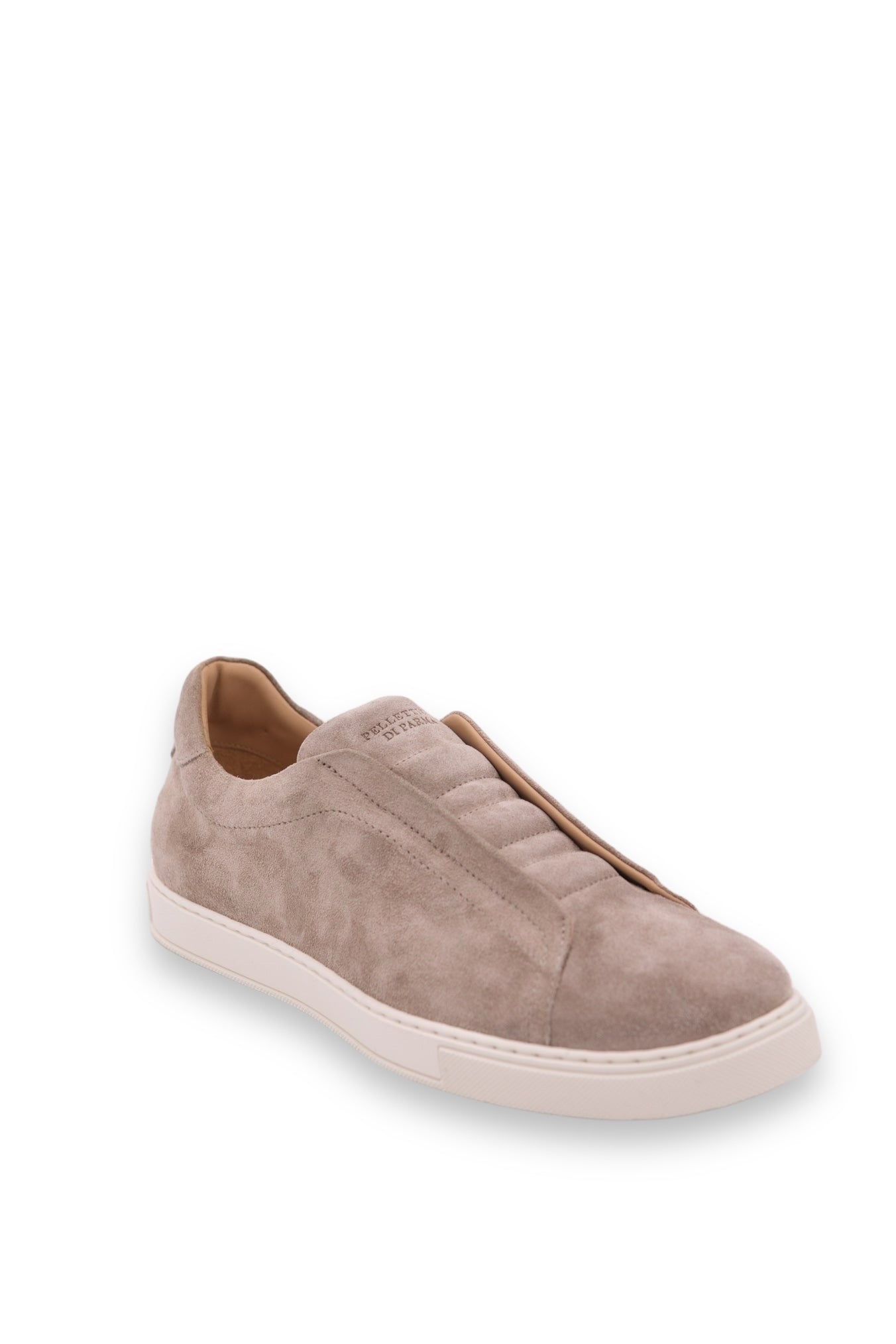 PELLETTIERI DI PARMA Sneakers Suede Slip On Beige