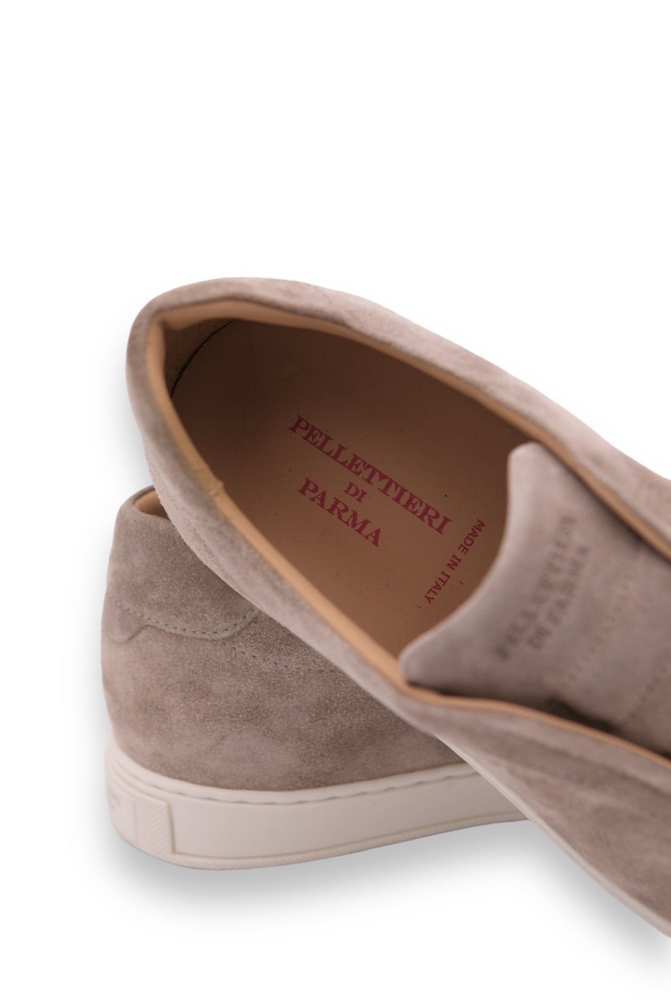 PELLETTIERI DI PARMA Sneakers Suede Slip On Beige