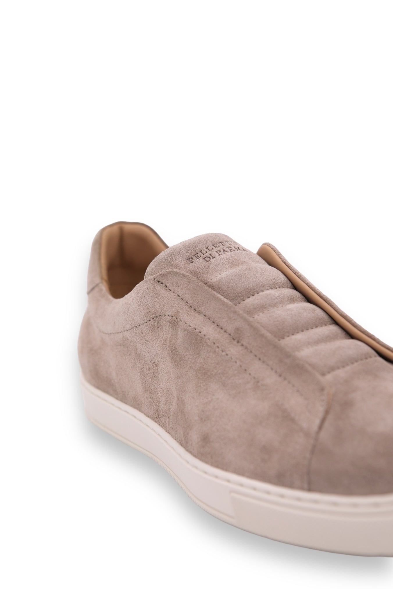 PELLETTIERI DI PARMA Sneakers Suede Slip On Beige