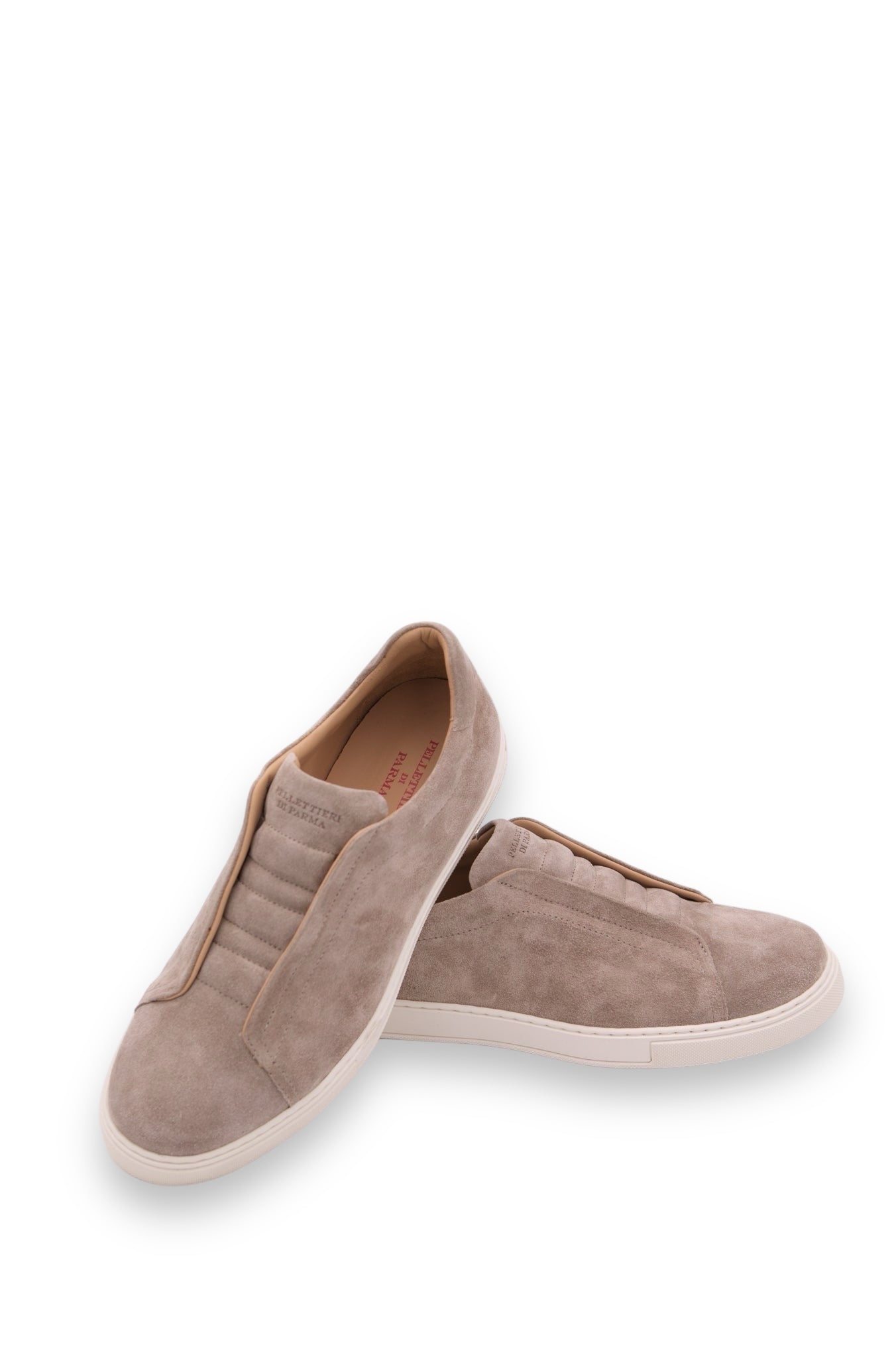 PELLETTIERI DI PARMA Sneakers Suede Slip On Beige