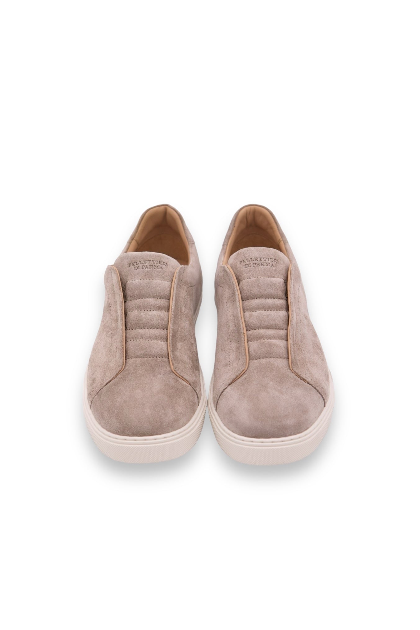 PELLETTIERI DI PARMA Sneakers Suede Slip On Beige