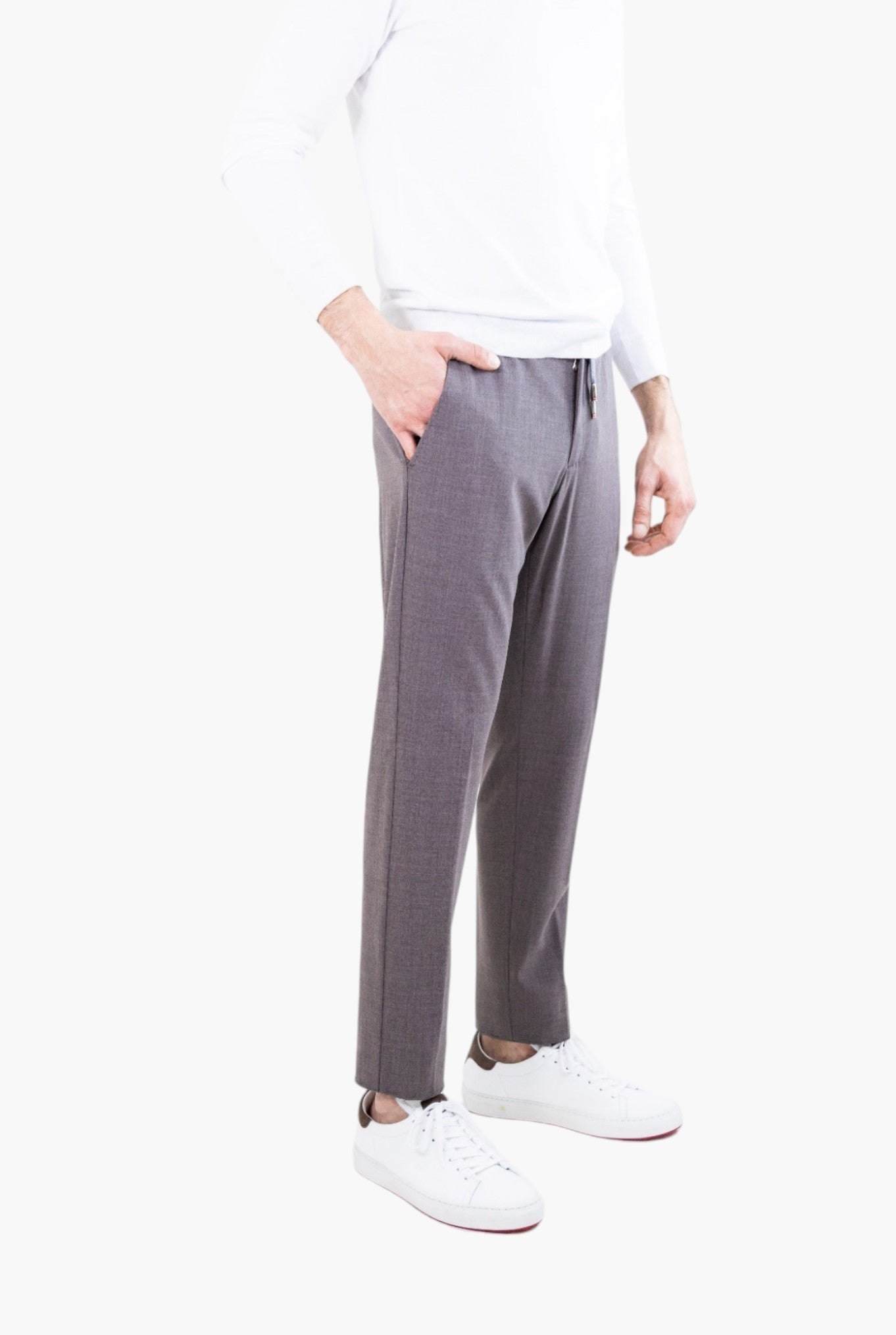 Pantaloni con Coulisse mod. Caracciolo Tortora