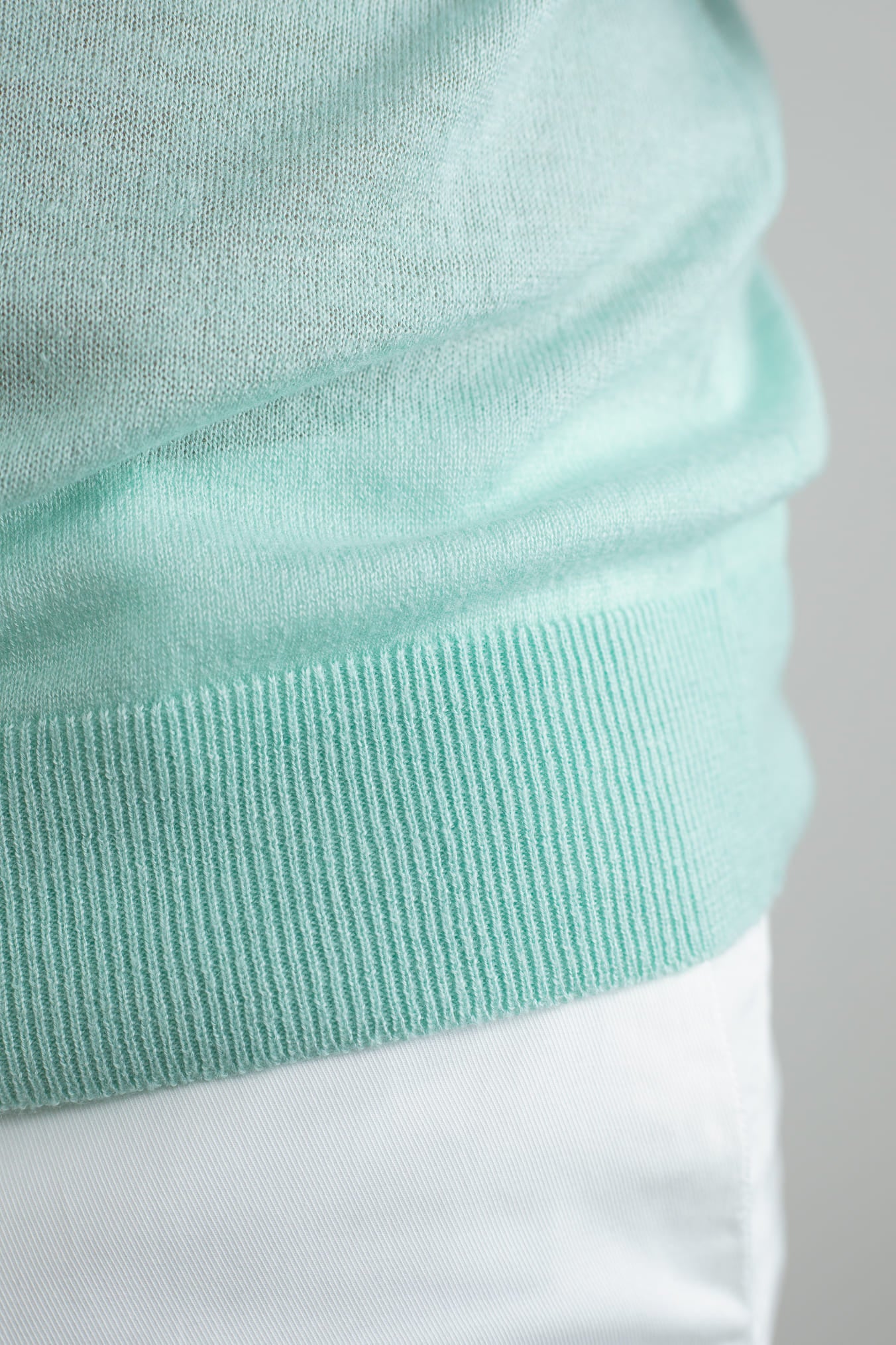 Mint Silk and Cashmere Crewneck