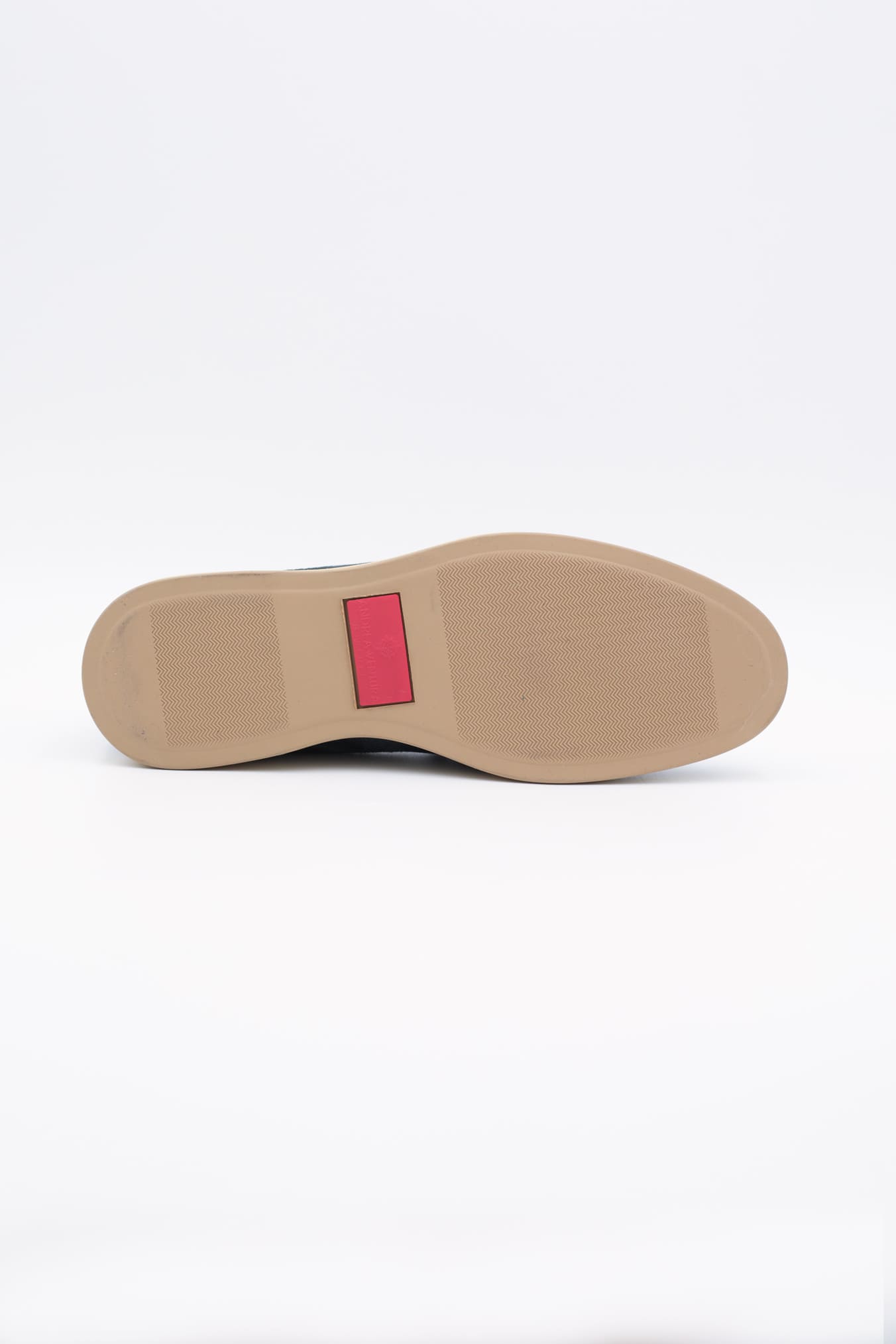 ANDREA VENTURA Mocassini Sfoderati in Suede Blu