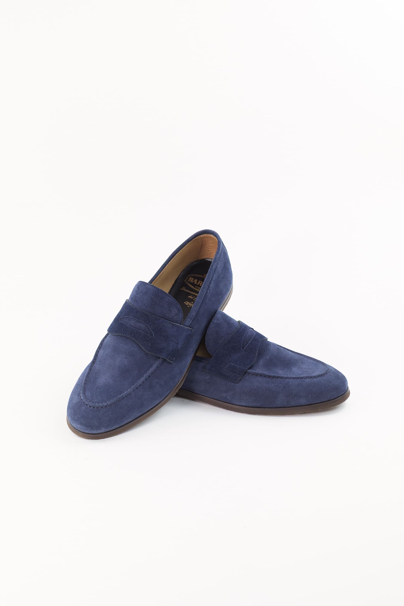 BARRETT Mocassini Suede Fascetta Blu