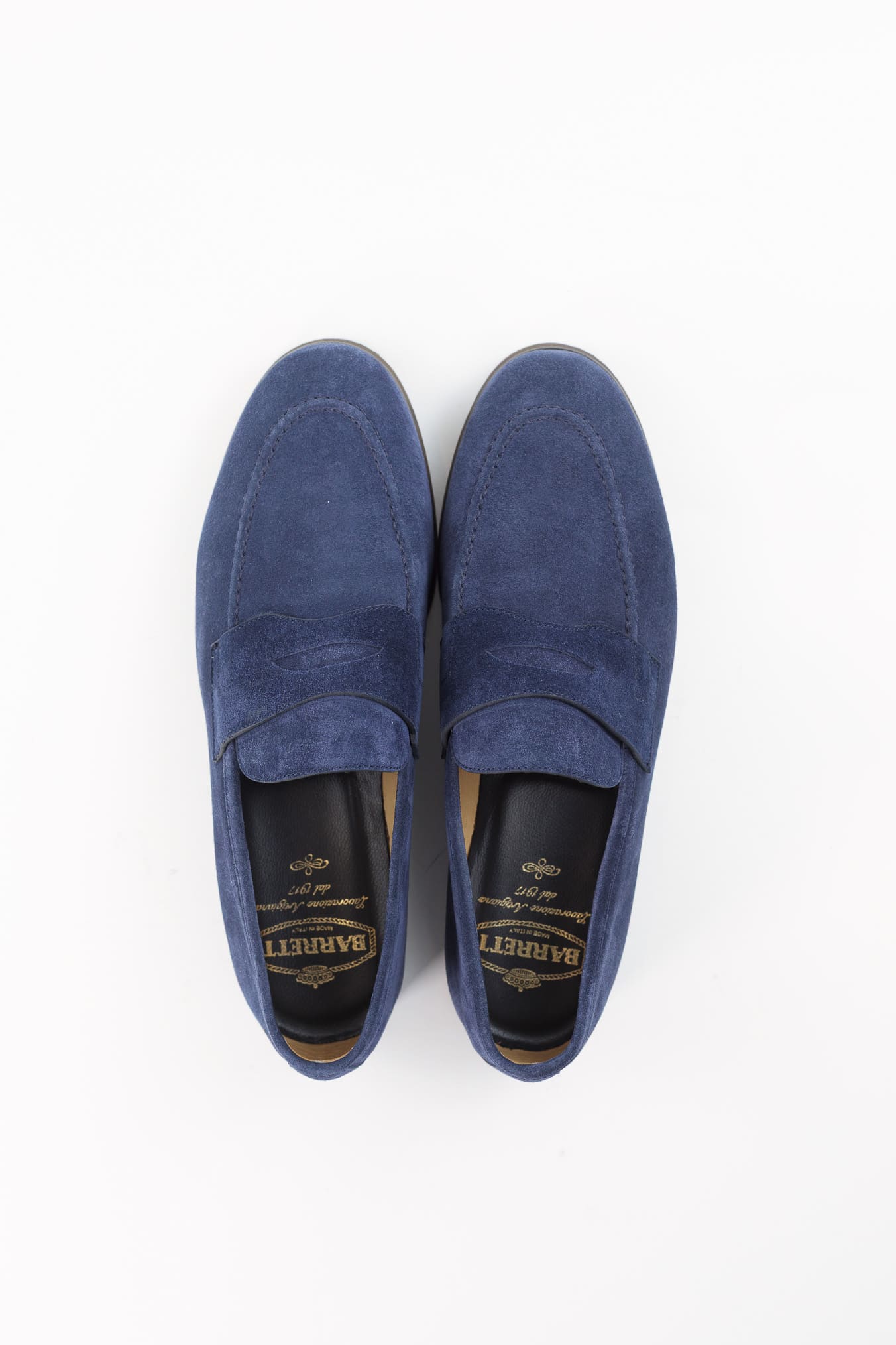 BARRETT Mocassini Suede Fascetta Blu