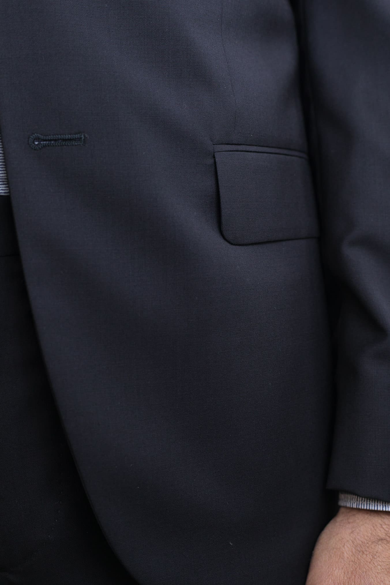 BOGLIOLI Abito Fresco Lana Blu Scuro