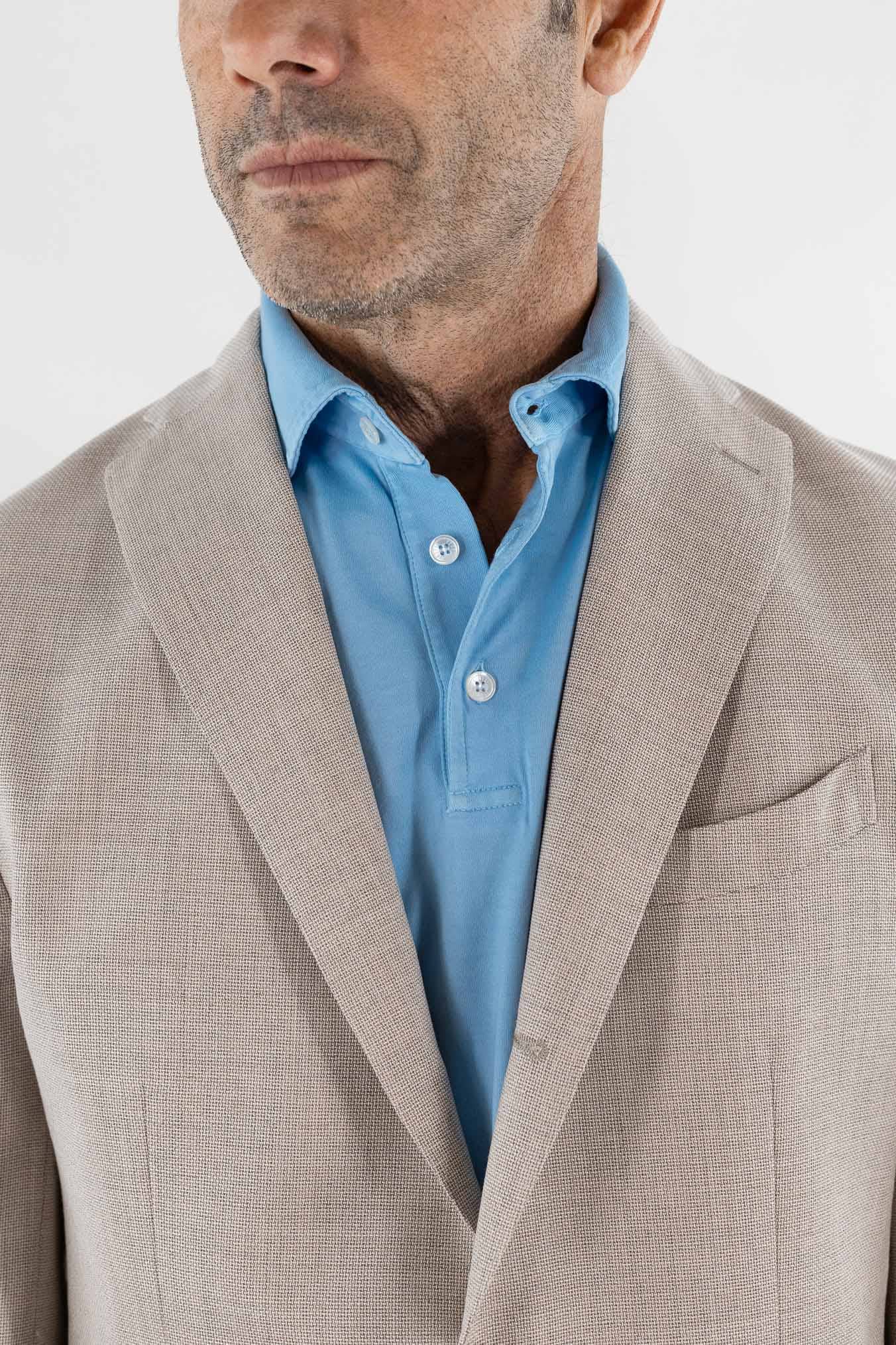 BOGLIOLI Giacca "K-Jacket" Hopsack Fresco Lana Beige