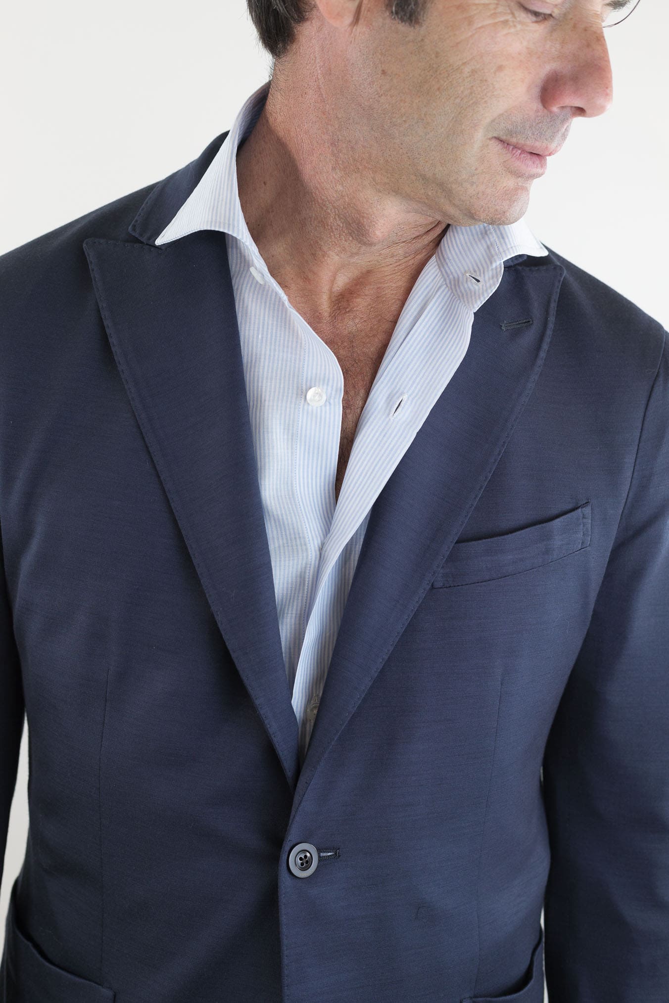 BOGLIOLI Giacca K-Jacket Lana Washed Blu