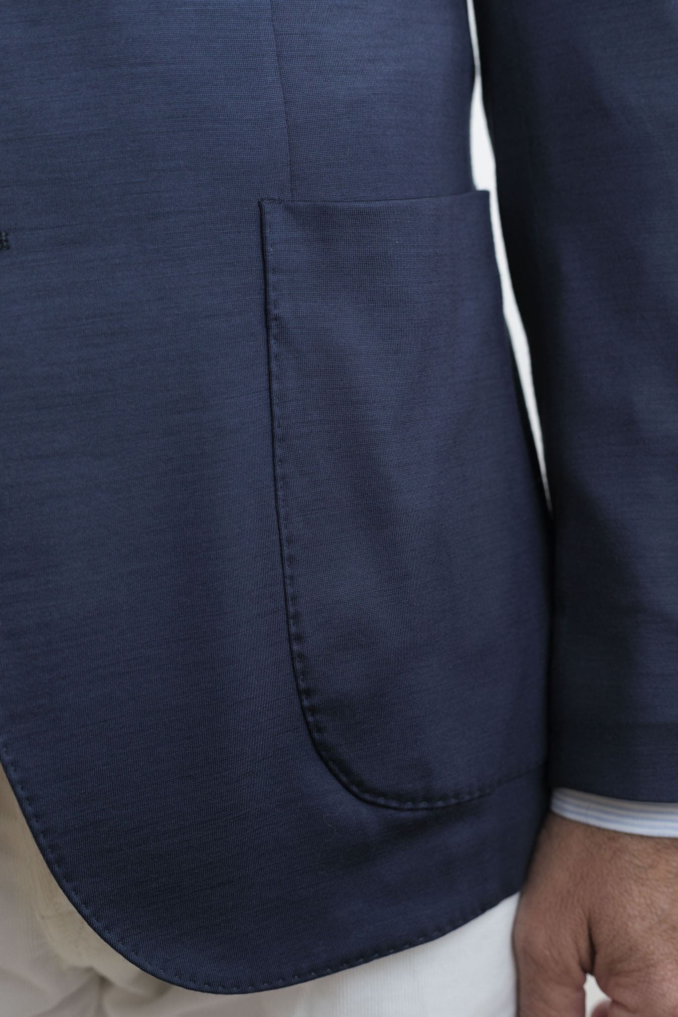 BOGLIOLI Giacca K-Jacket Lana Washed Blu