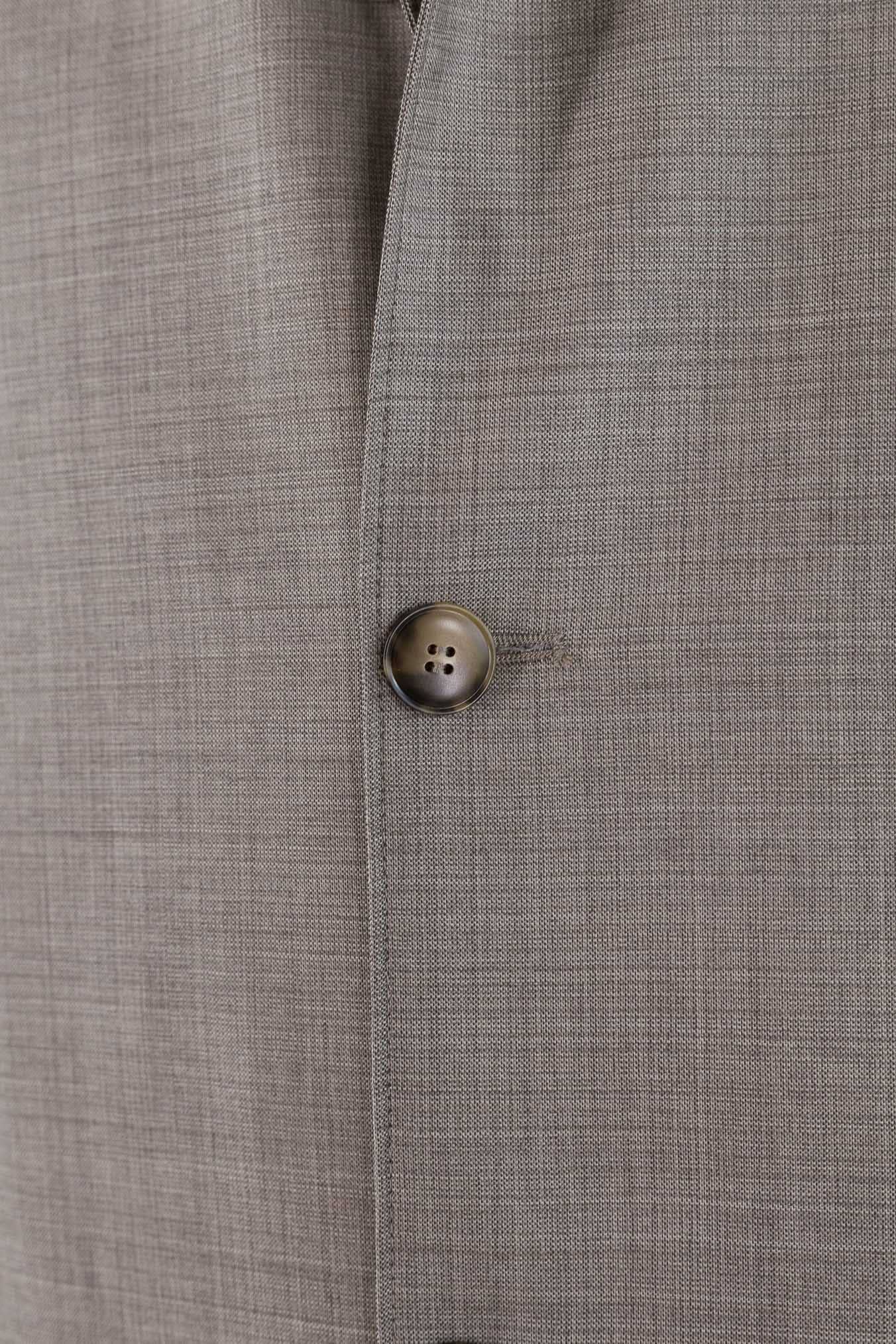 CANALI Soprabito Sfoderato Lana Rain Treatment Tortora