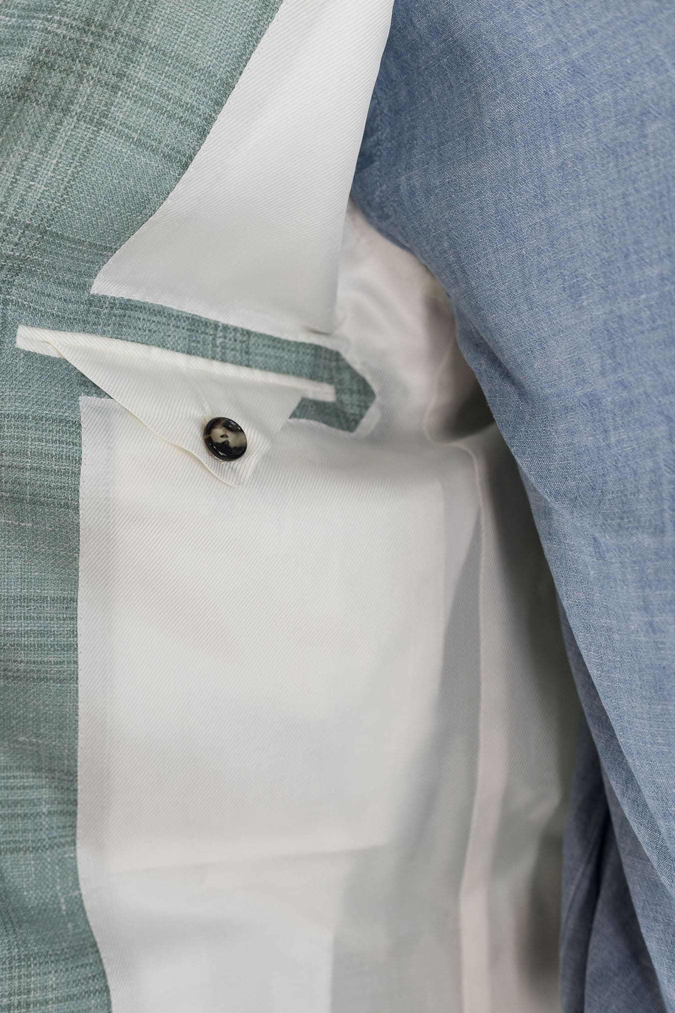 CESARE ATTOLINI Giacca Principe di Galles Verde