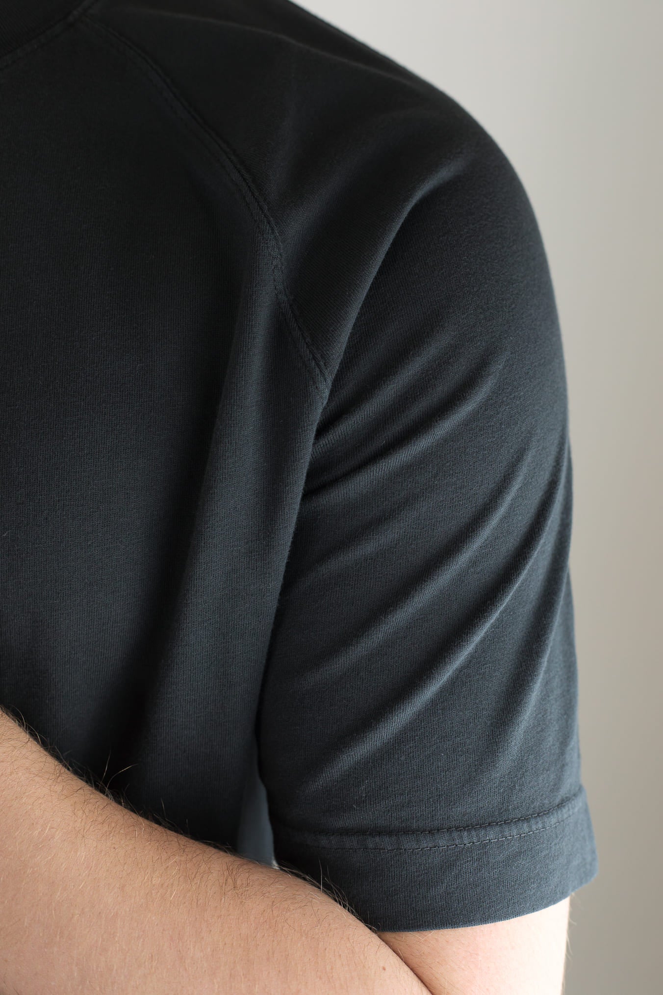 CIRCOLO 1901 T-Shirt Maniche Corte Raglan Cotone Nero