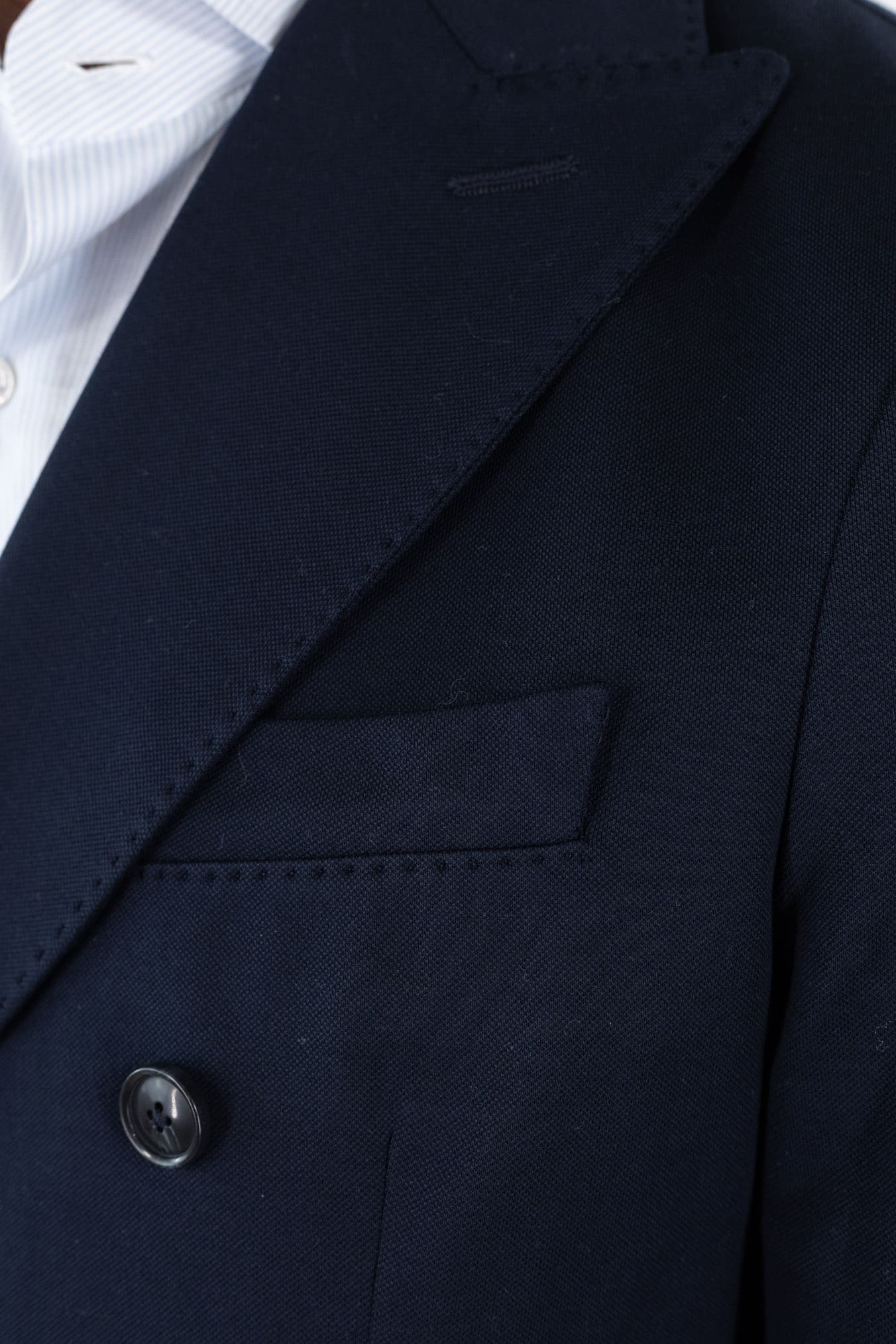 CIRCOLO 1901 Giacca Doppiopetto Jersey Cotone Blu