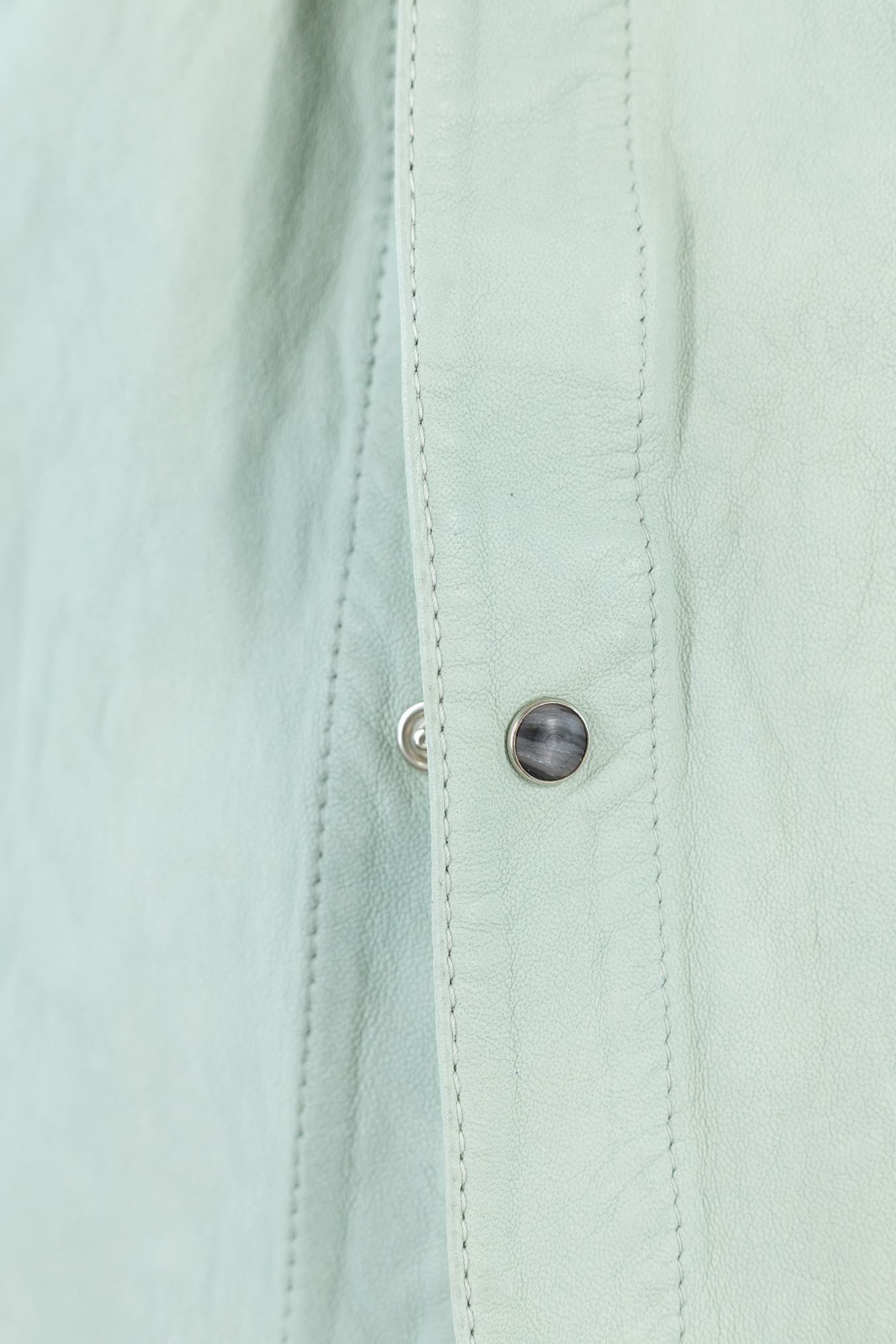 CONTRASTWAY Camicia Texana Nabuk Verde Chiaro