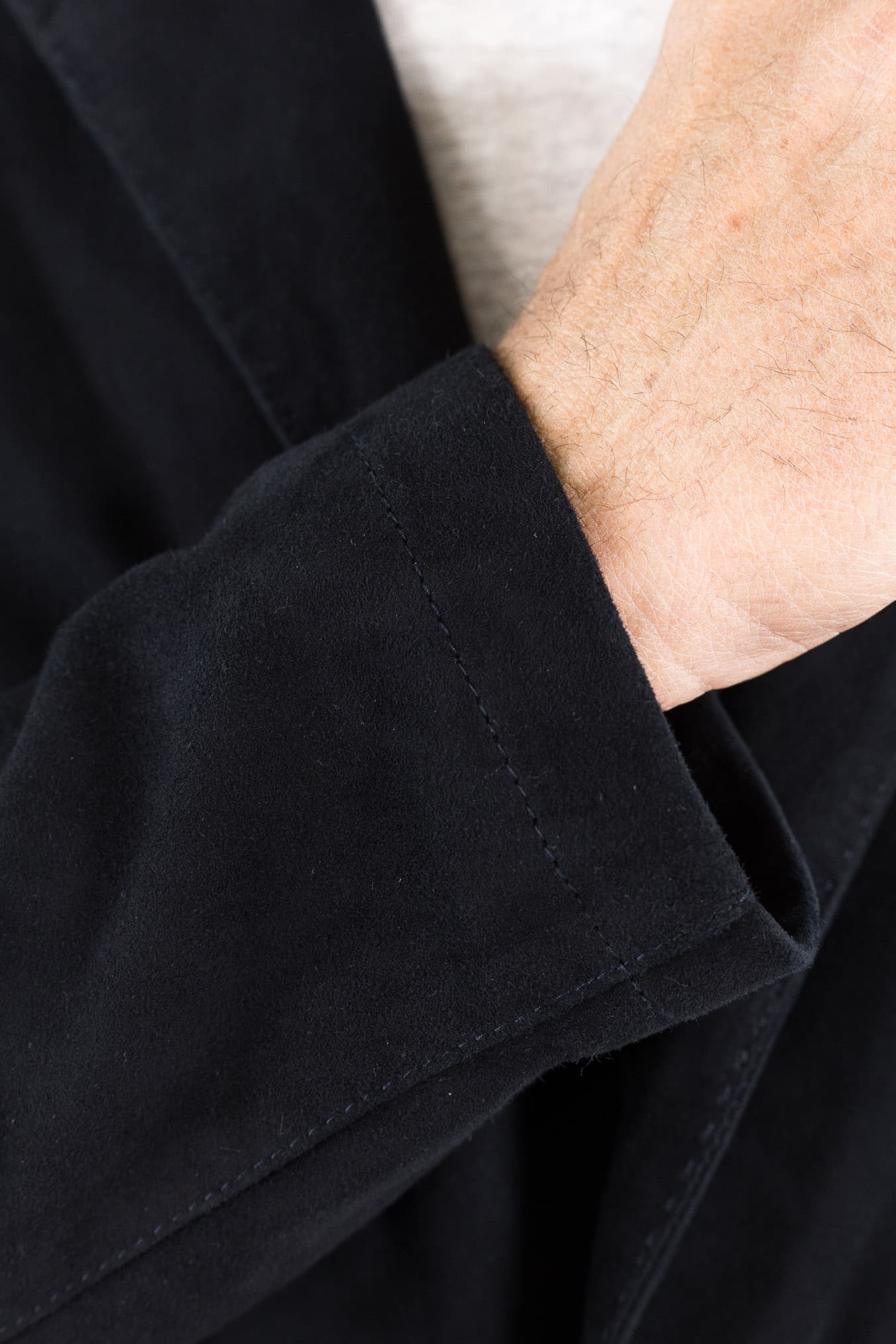 CONTRASTWAY Giacca Blazer Suede Light Wash Blu