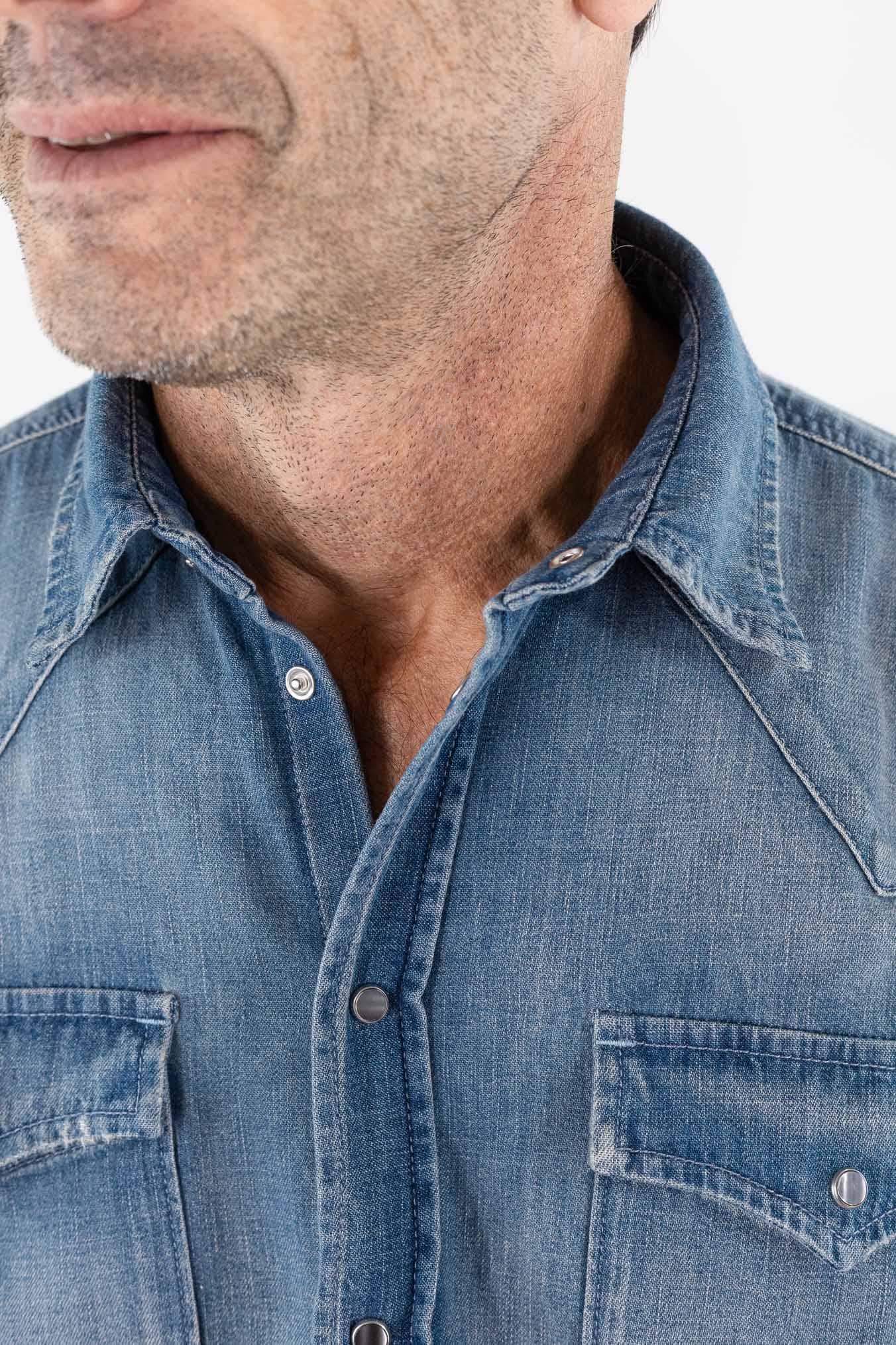DONDUP Camicia Texana Denim