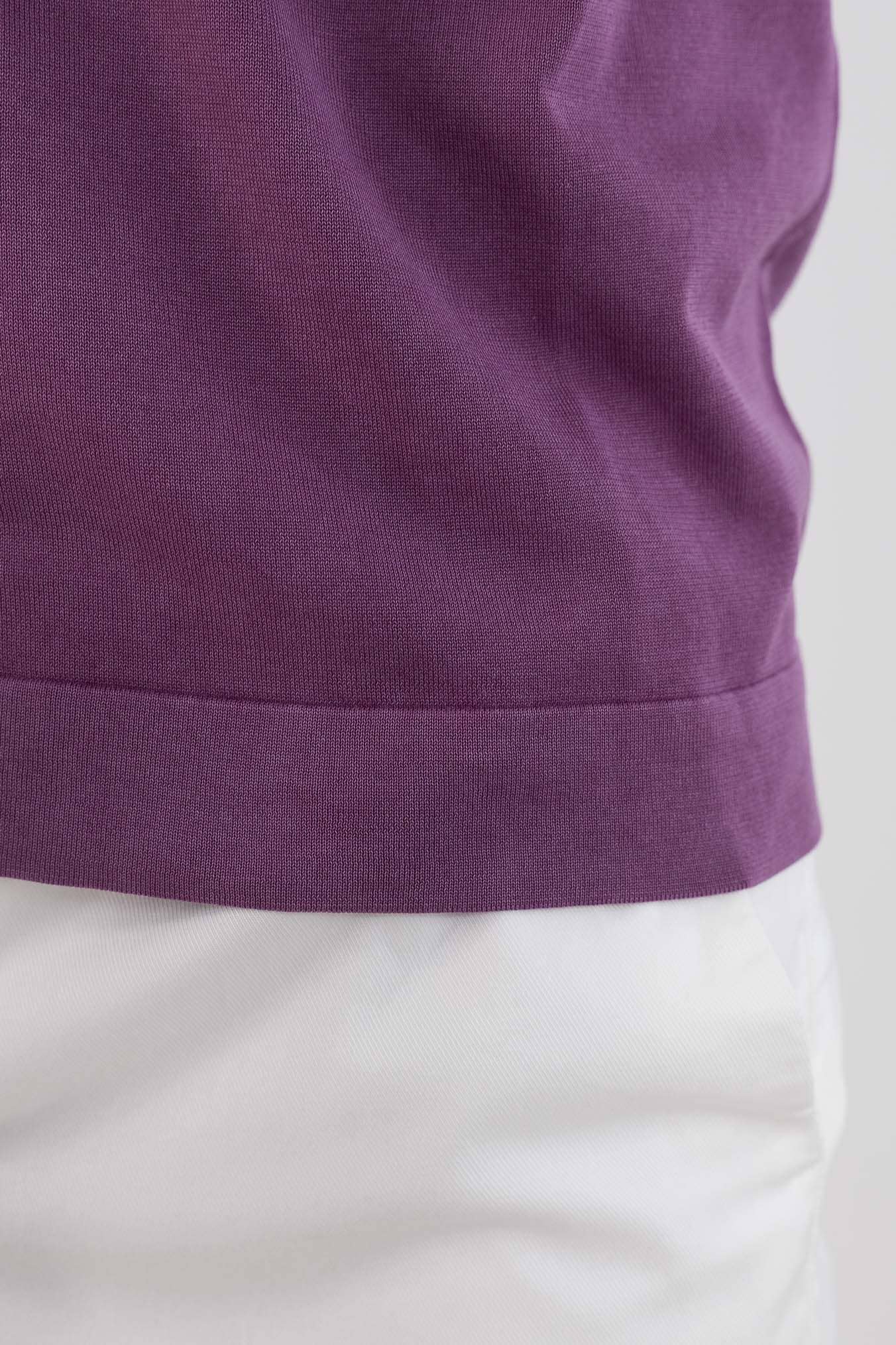 DRUMOHR Girocollo Cotone Frosted Superlight Viola