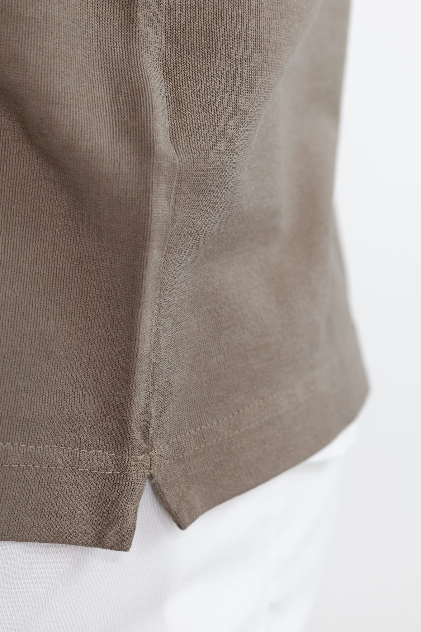 DRUMOHR Polo Cotone Light Crêpe Beige