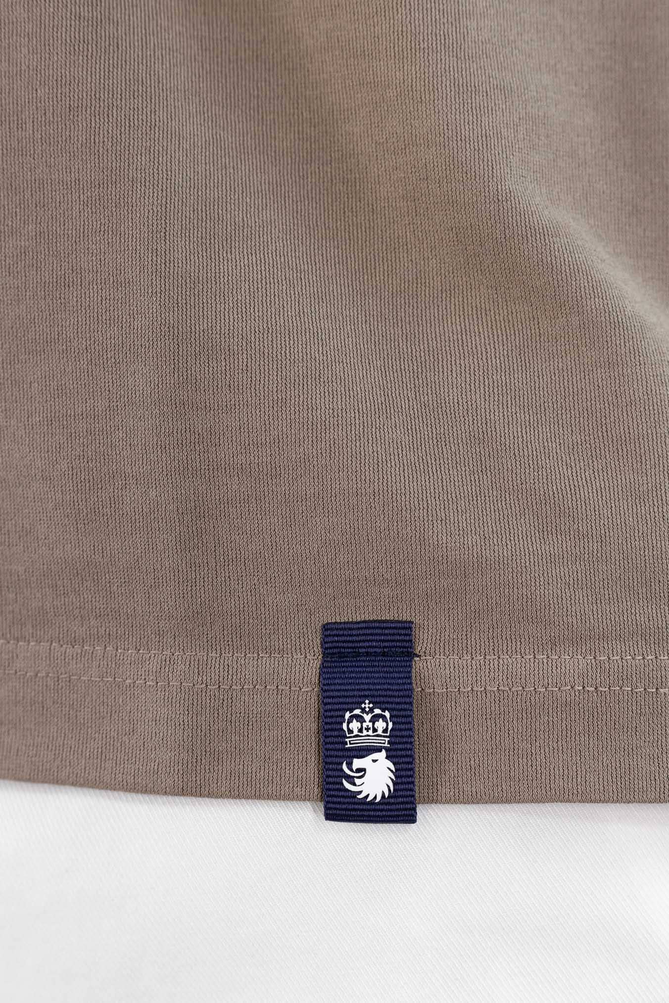 DRUMOHR Polo Cotone Light Crêpe Beige