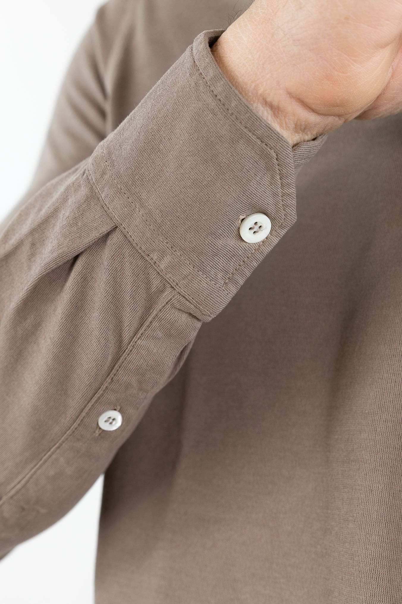 DRUMOHR Polo Cotone Light Crêpe Beige