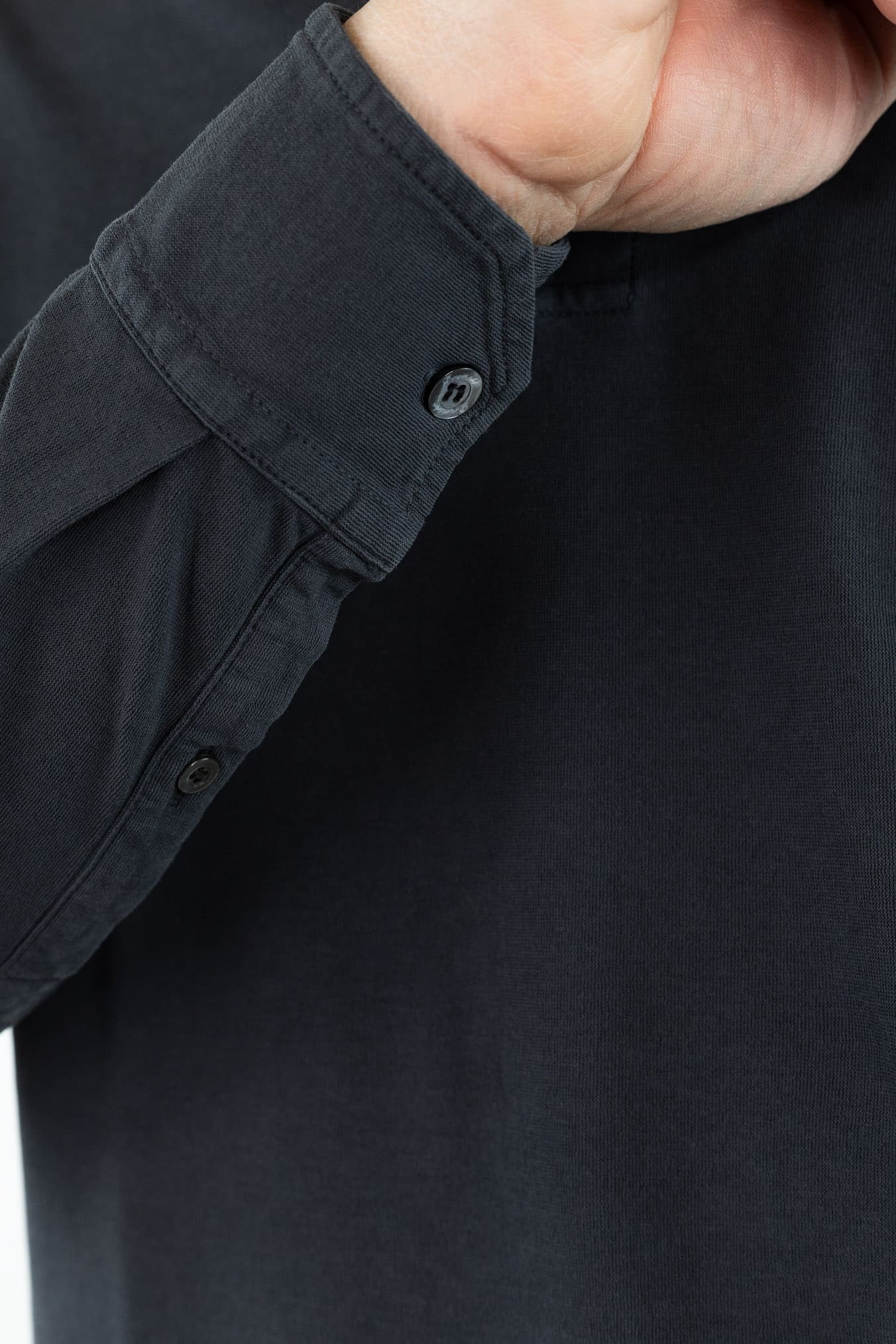 DRUMOHR Polo Cotone Light Crêpe Nero