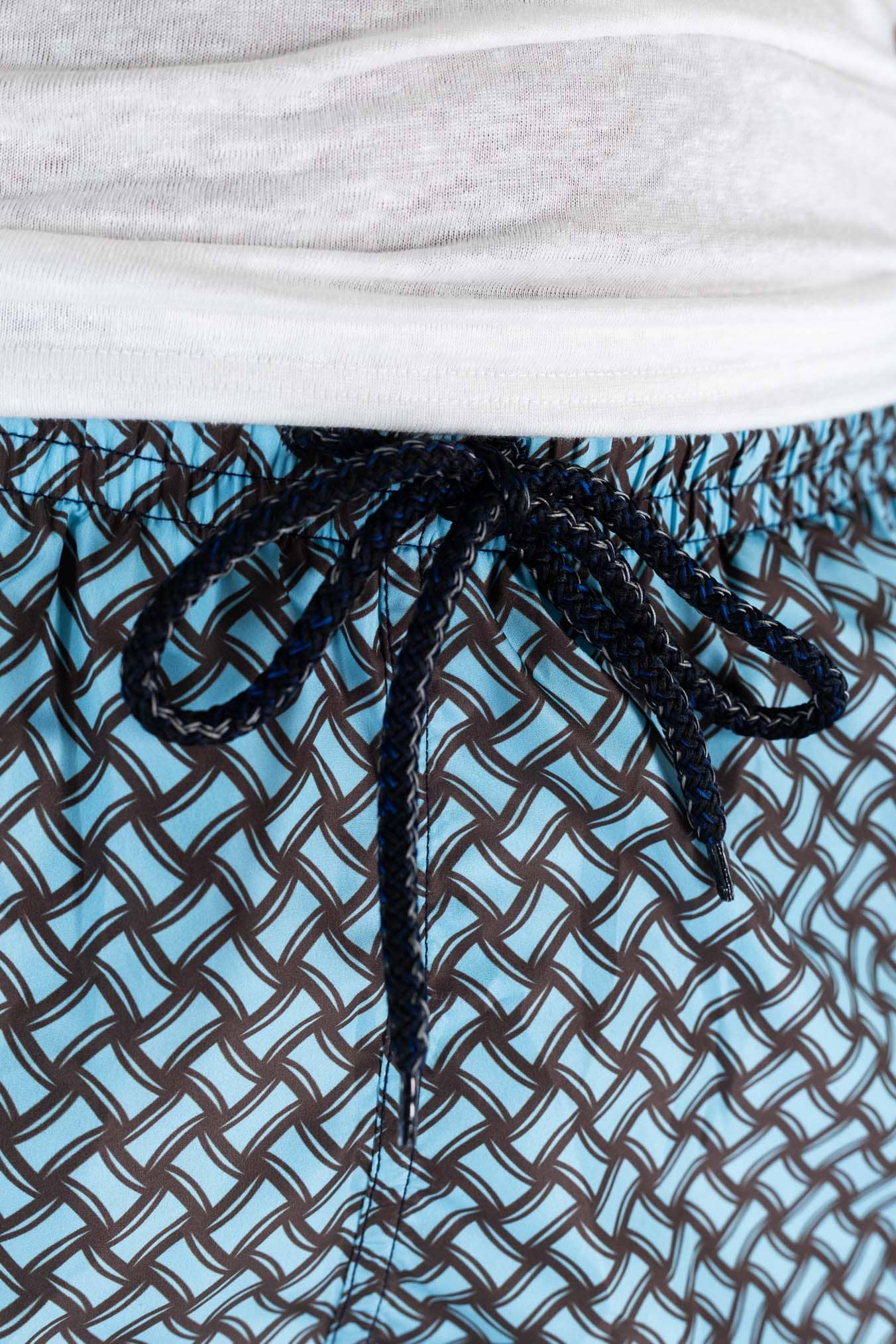 DRUMOHR Costume Mare Ultraleggero Biscottino Celeste/Moro