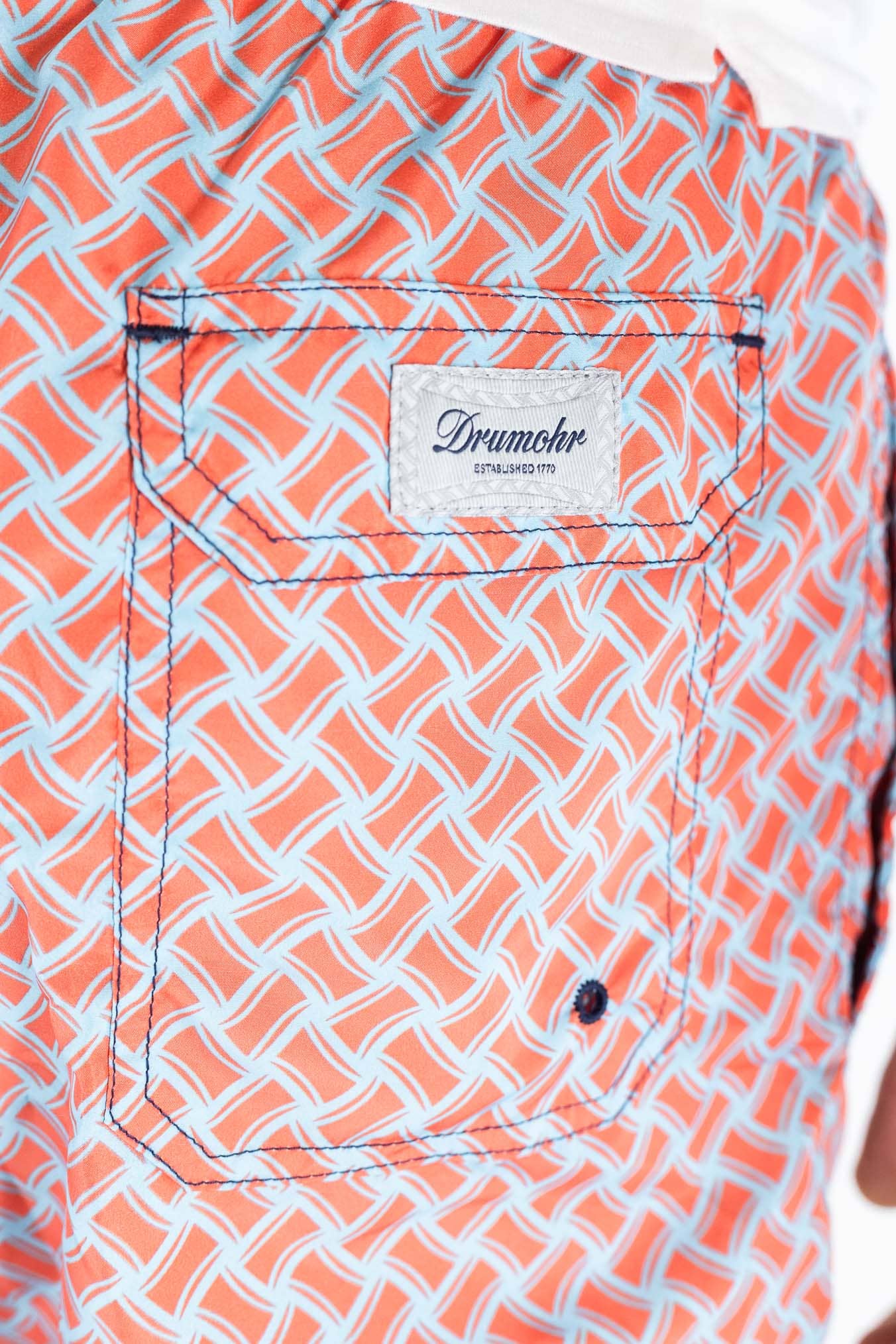 DRUMOHR Costume Mare Ultraleggero Biscottino Arancio