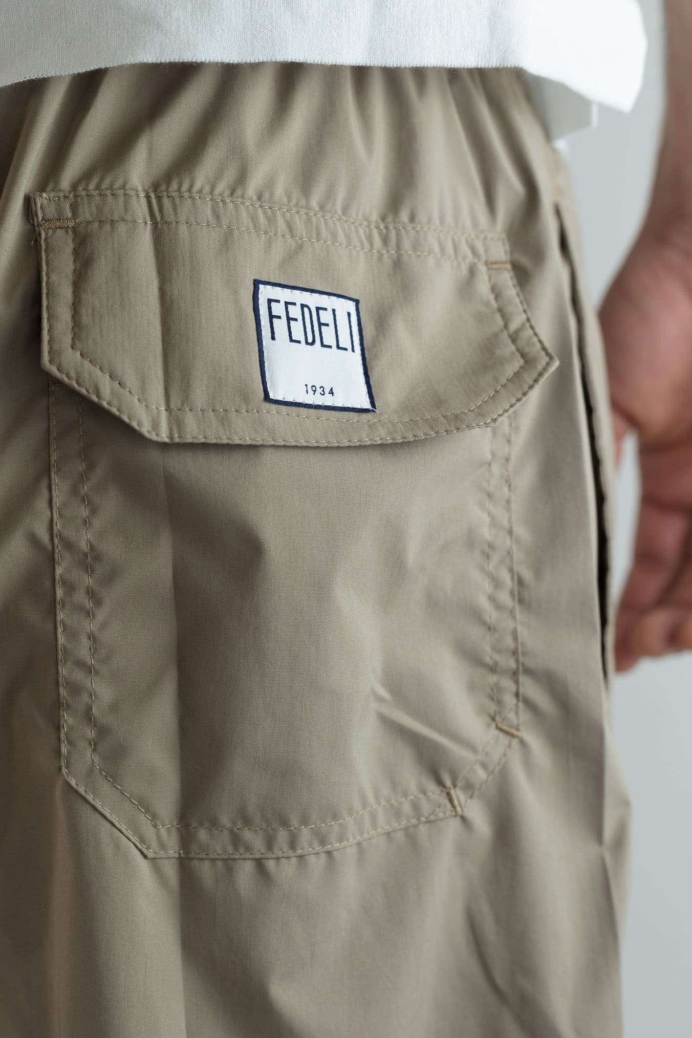 FEDELI Costume Mare "Madeira" Beige