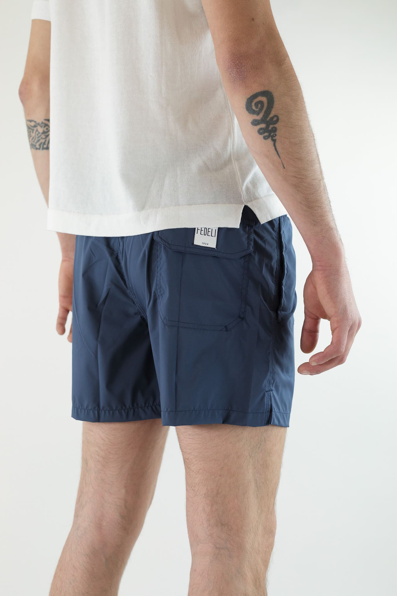 FEDELI Costume da Bagno Madeira Blu